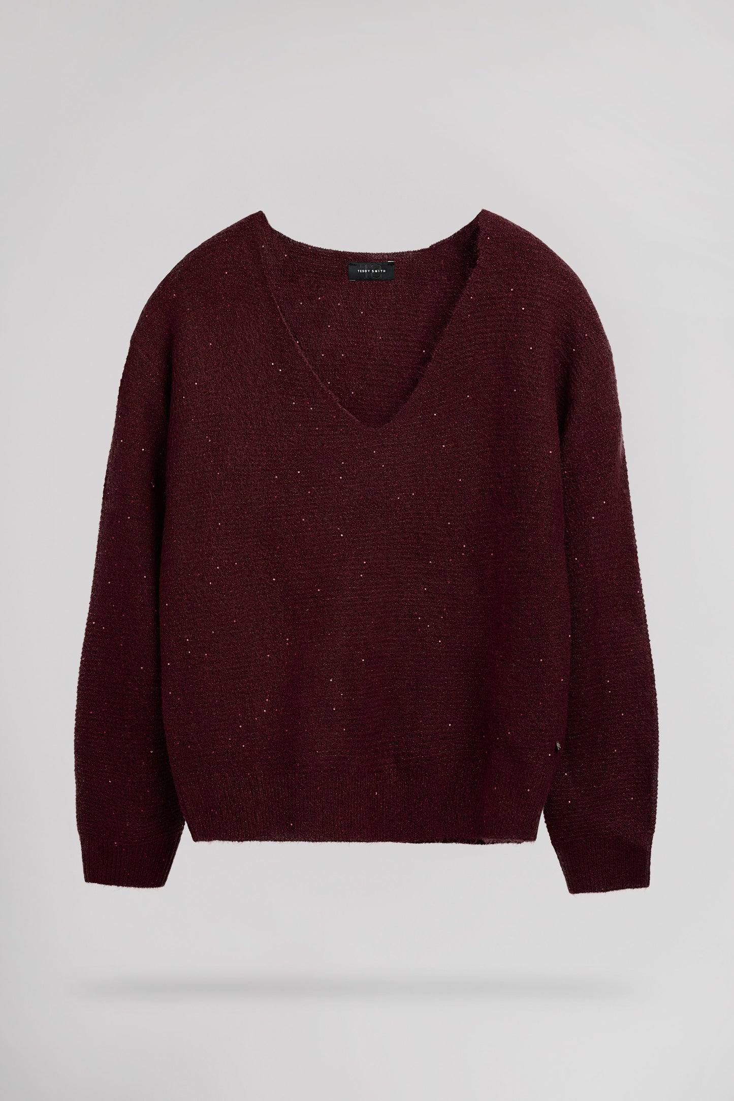 Pull P-RACHEL BORDEAUX FONCE