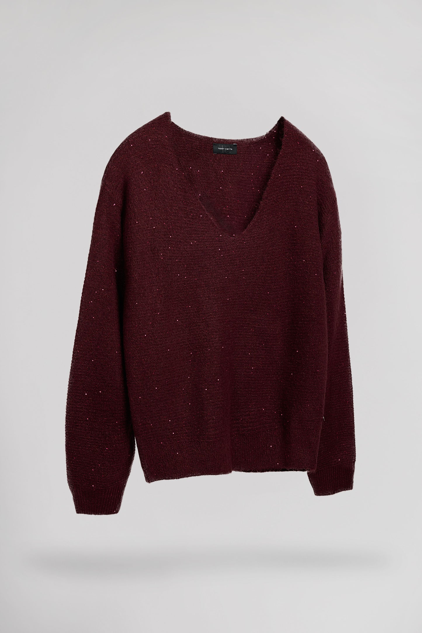 Pull P-RACHEL BORDEAUX FONCE