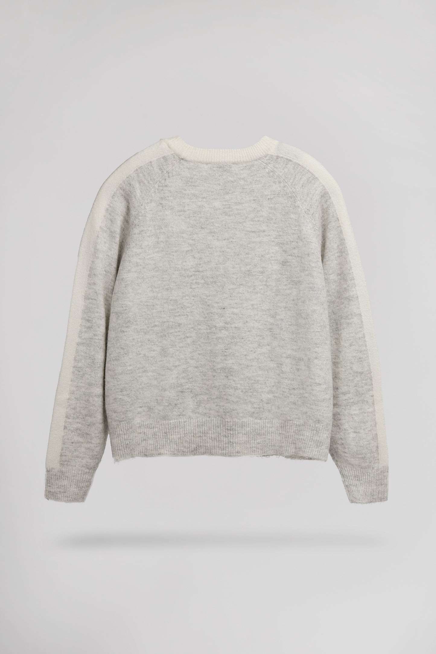Pull col rond P-NAMI BLANC IVOIRE CHINE