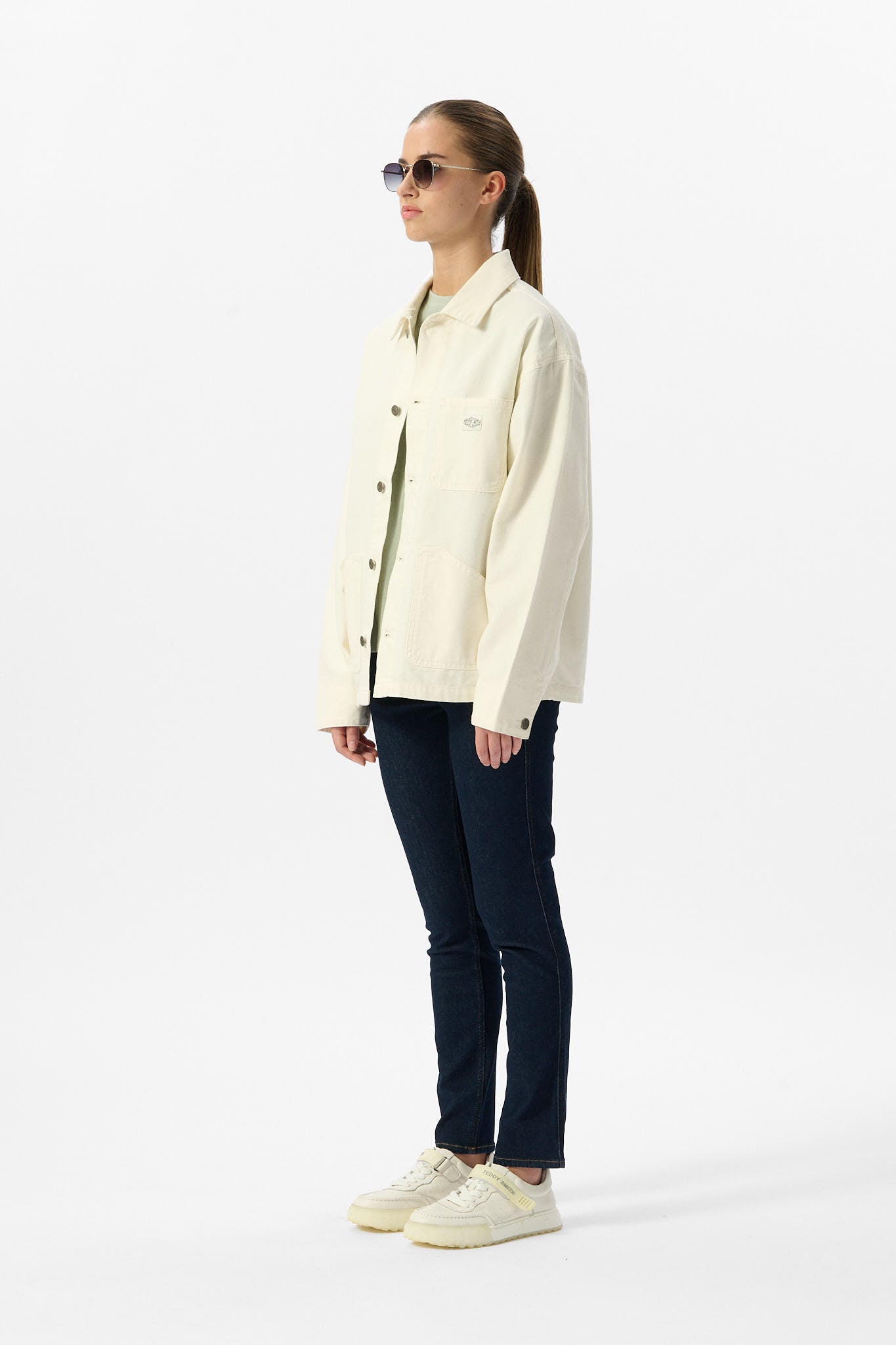 Veste V-SMILE MIDDLE WHITE