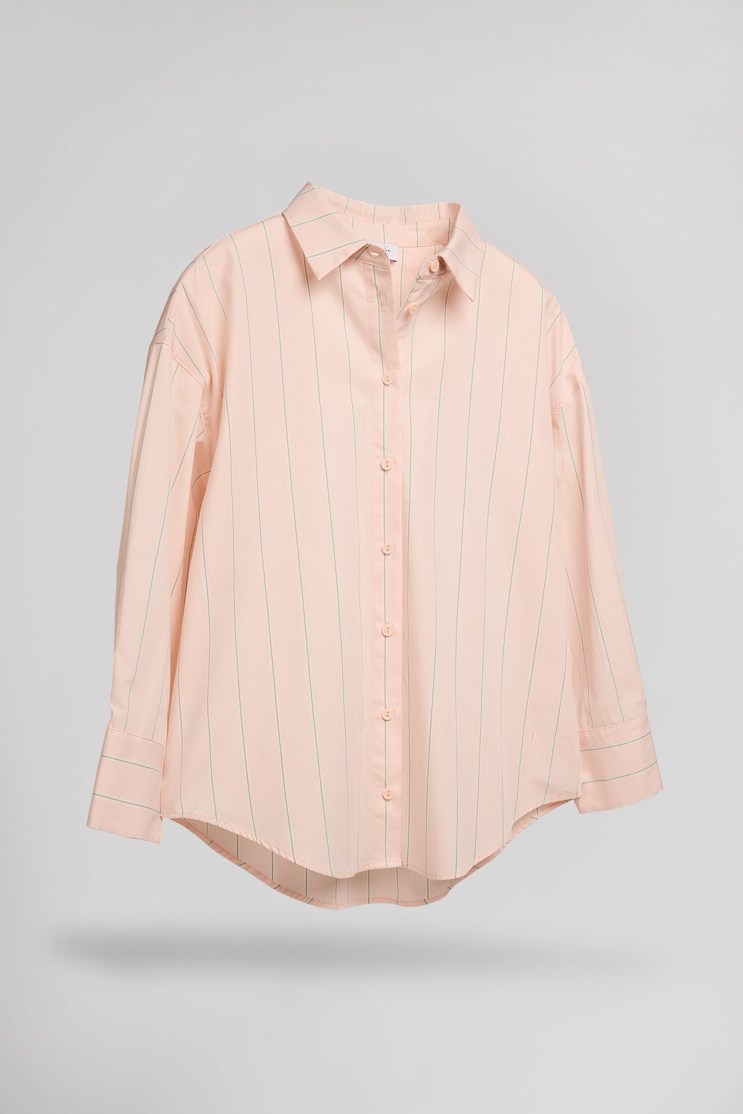 Chemise popeline coton C-CHARLINA ROSE PALE