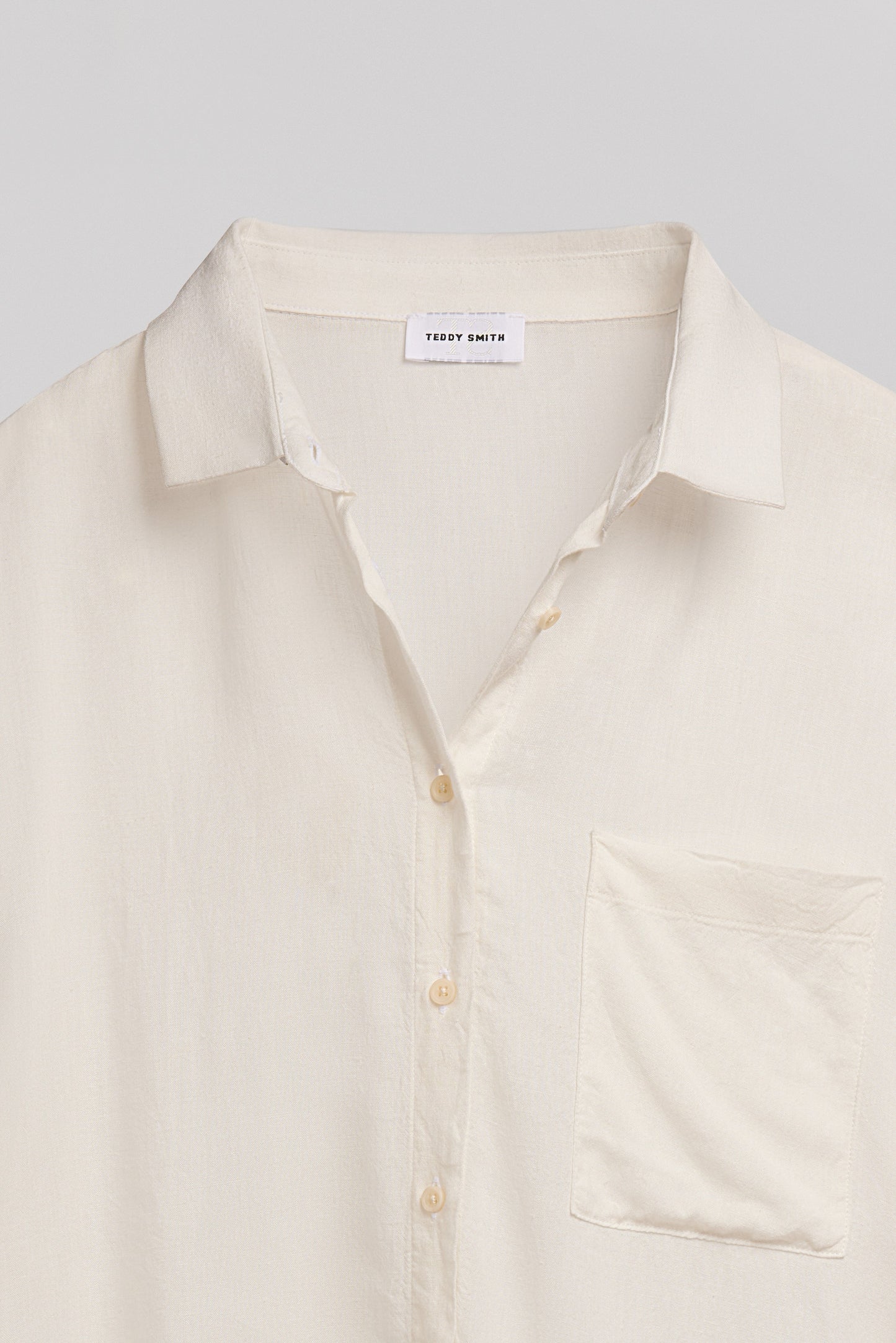 Chemise C-ELIA MIDDLE WHITE - Teddy Smith