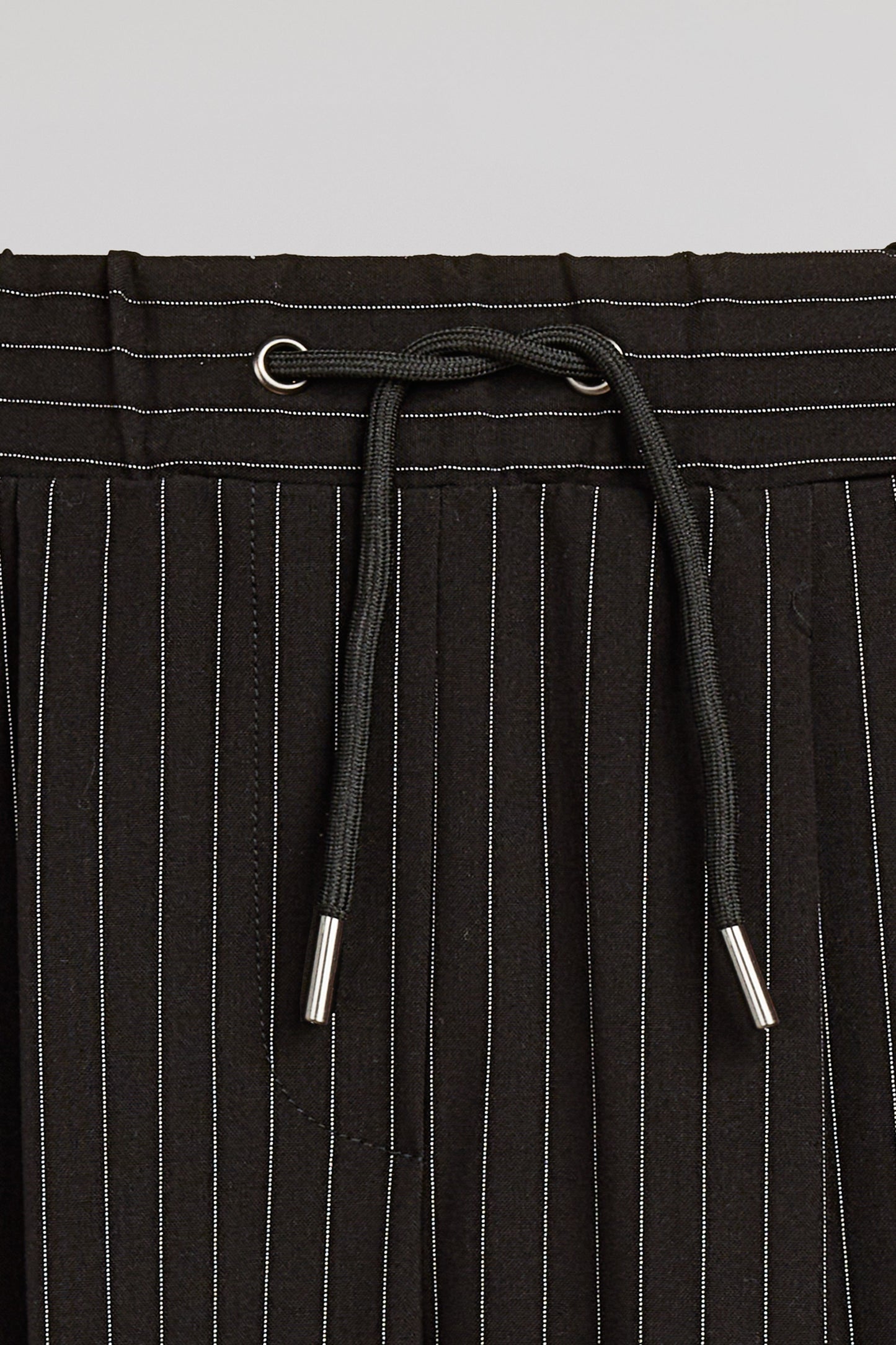 Pantalon décontracté à rayures TEDDY RAYE JR NOIR