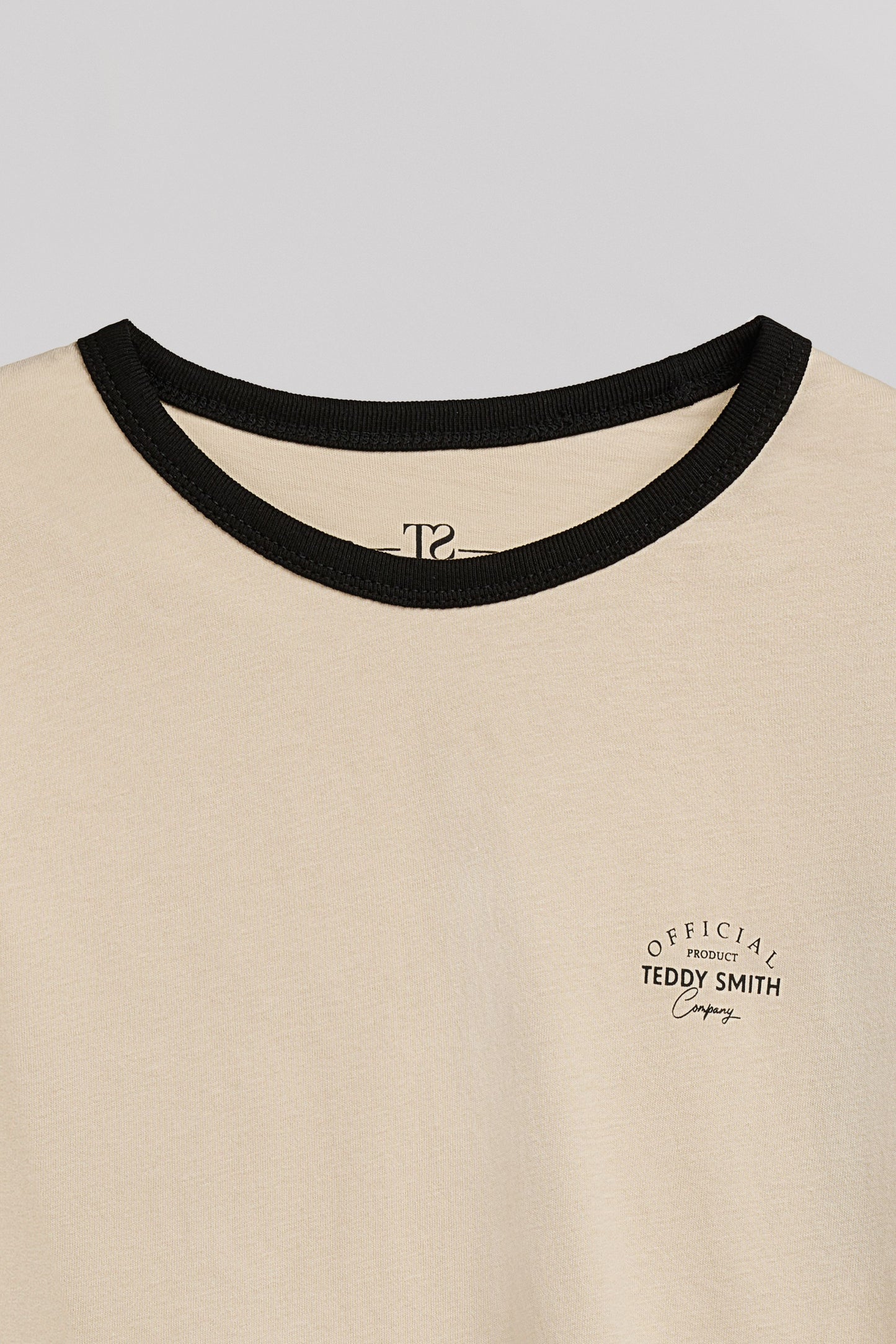 T-shirt T-ANDREA MC JR BEIGE CLAIR
