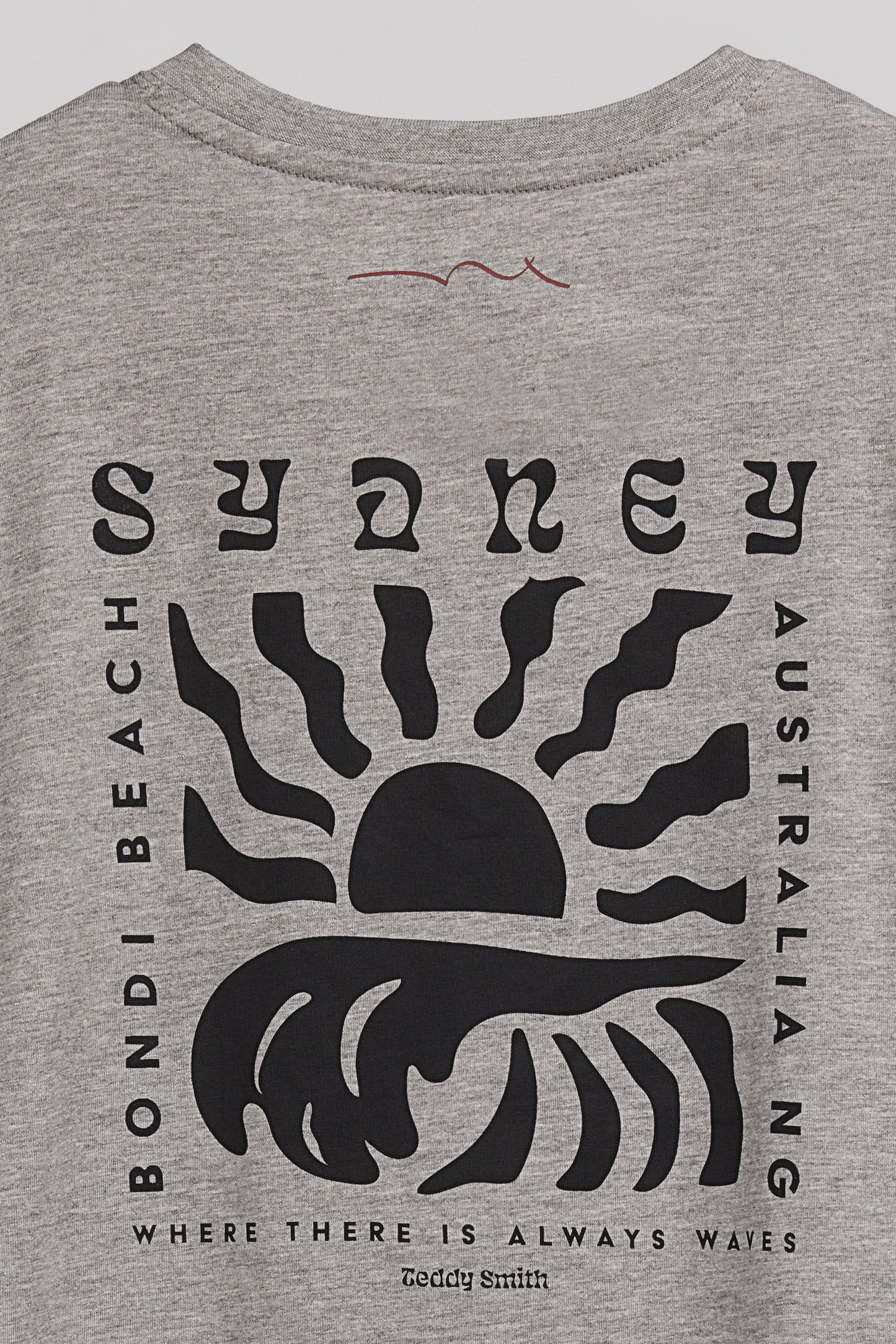 T-shirt T-WORLD MC JR GRIS CHINE