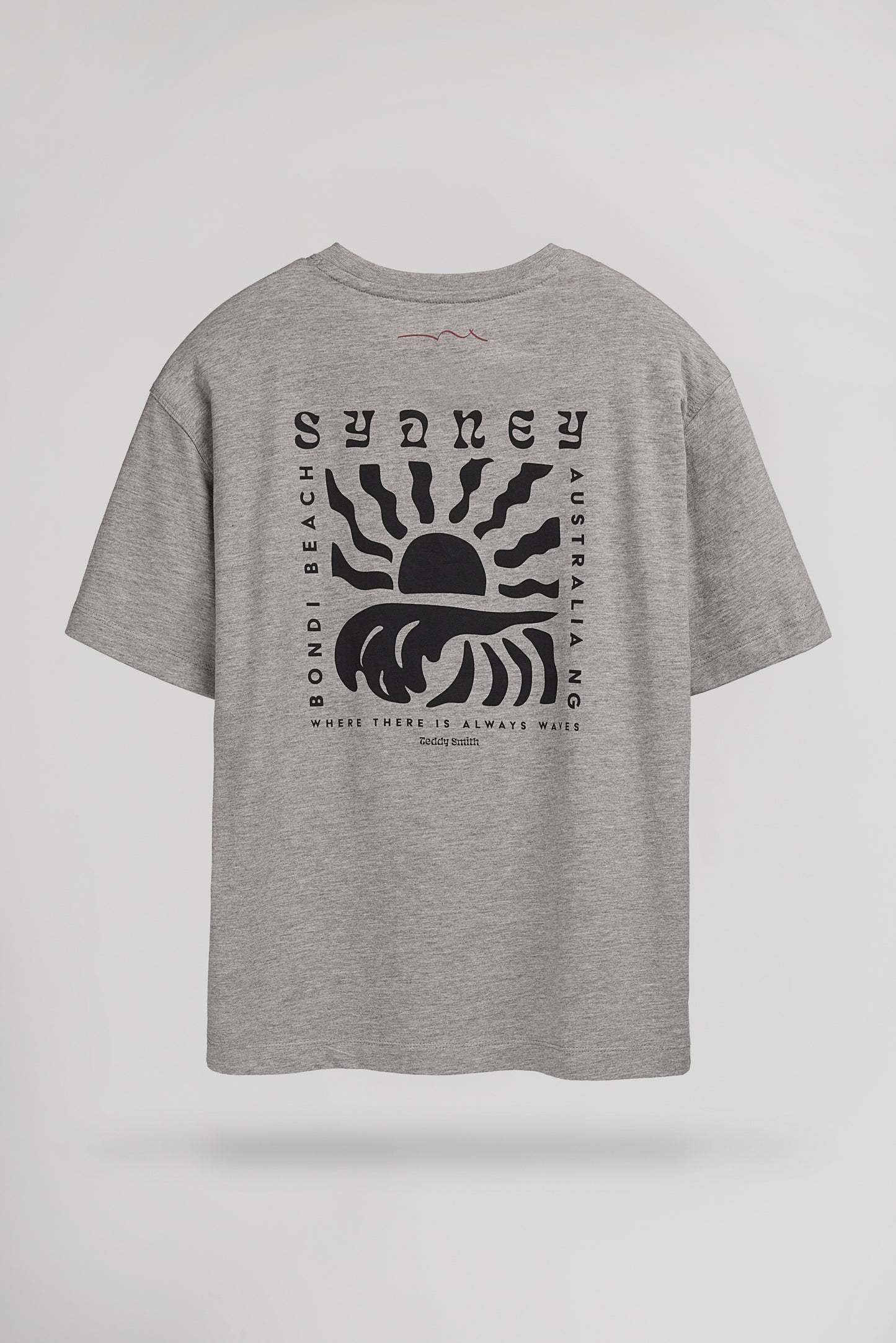T-shirt T-WORLD MC JR GRIS CHINE
