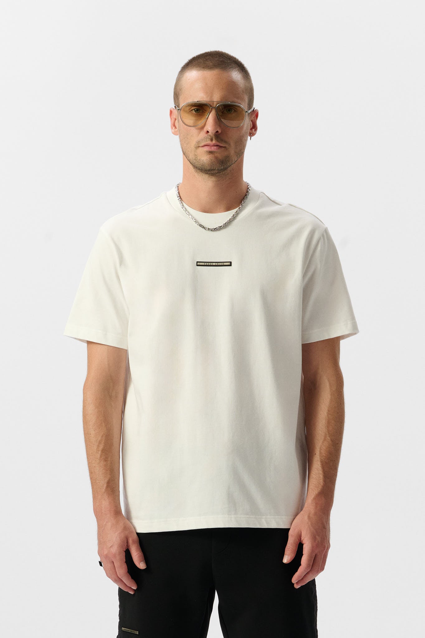 T-shirt T-OLIVIO MC BLANC