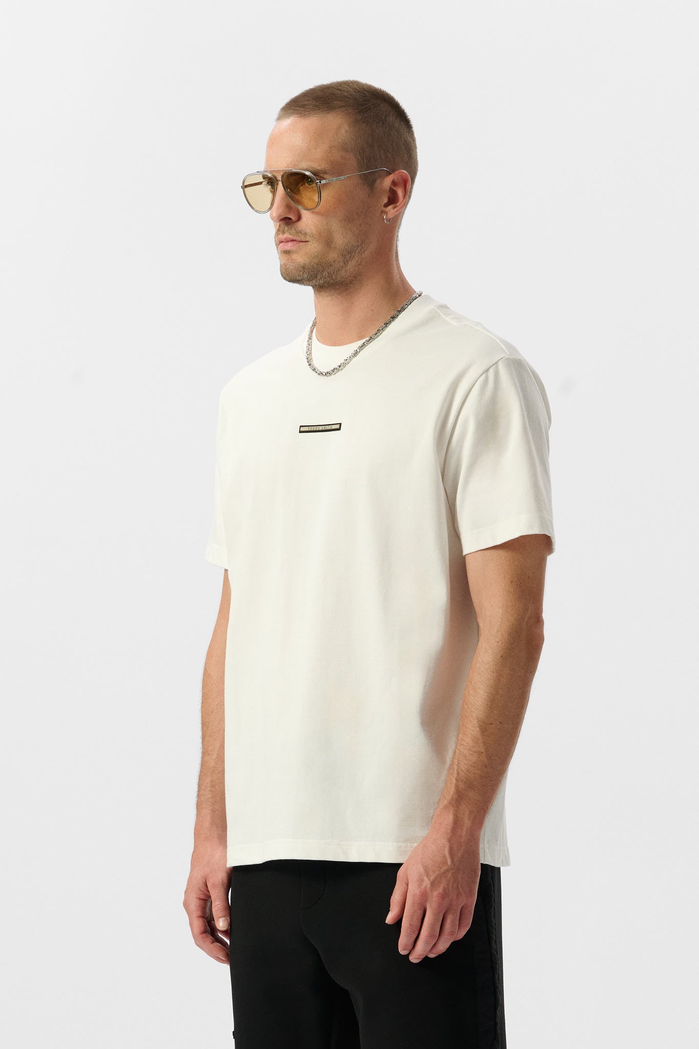 T-shirt T-OLIVIO MC BLANC