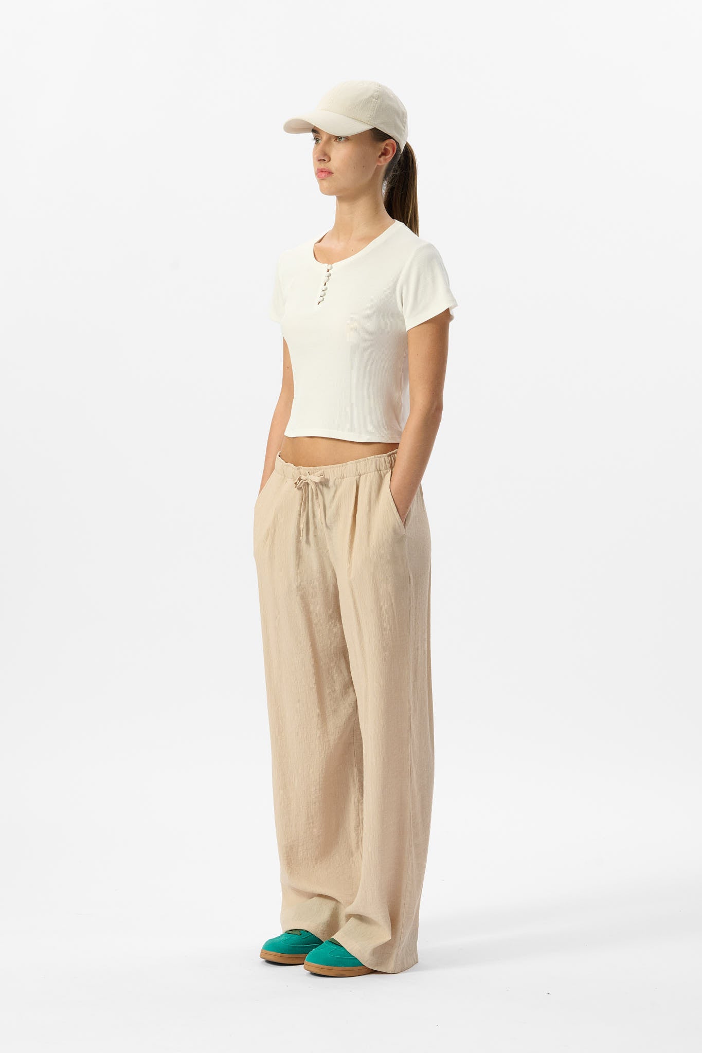 Pantalon P-TYNA GRAIN DE SABLE