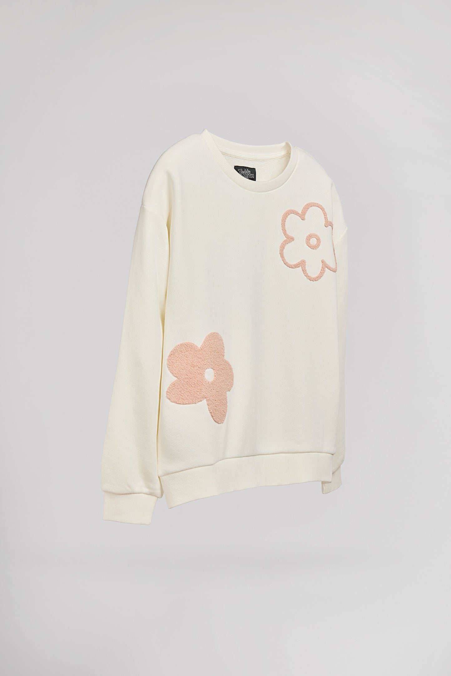 Sweat col rond S-VYA RC MIDDLE WHITE