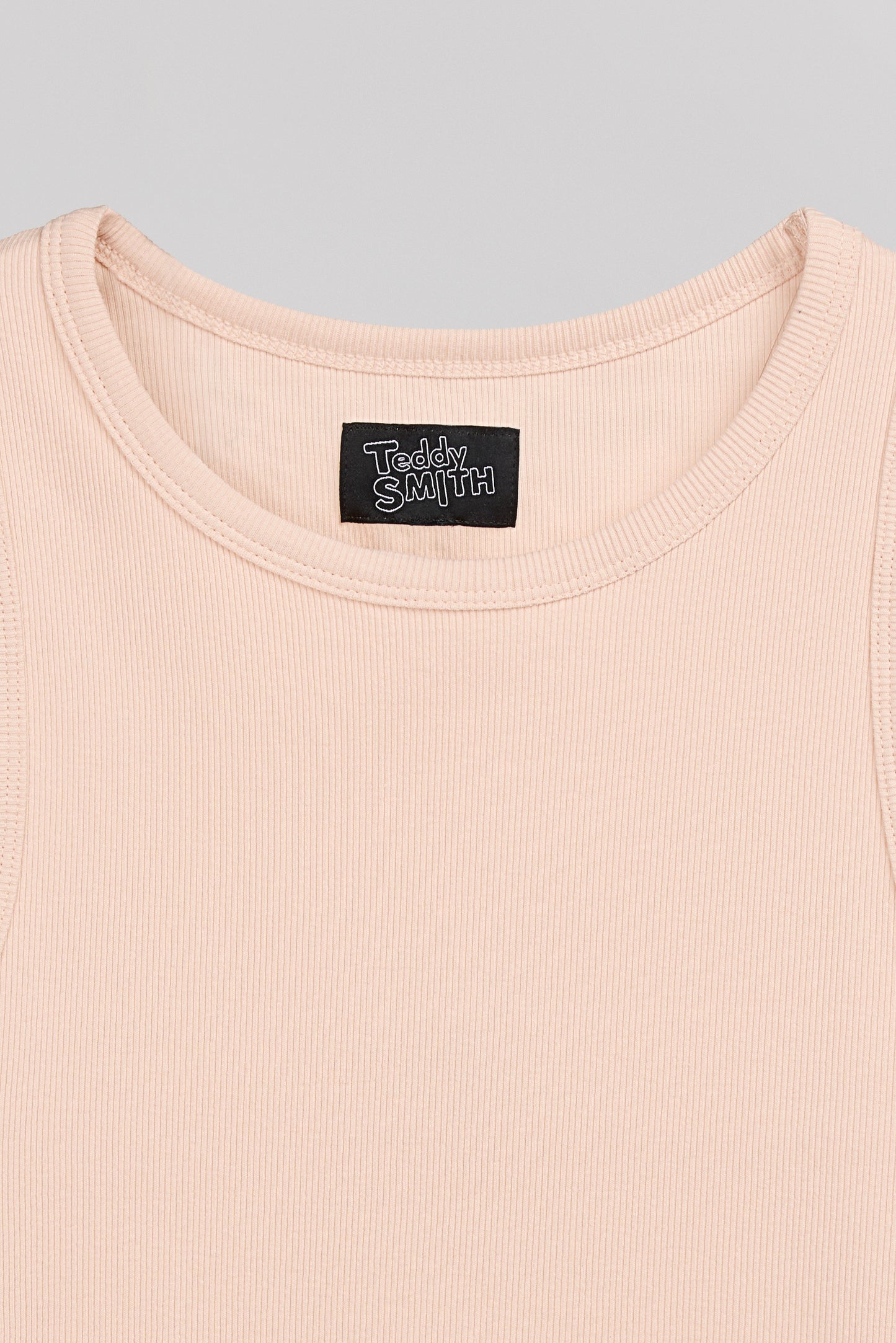 Débardeur DEB US RIB ROSE PALE