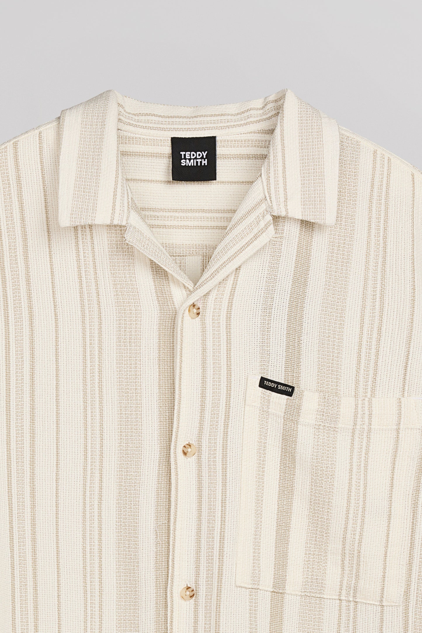 Chemise C-VALERIO MC BEIGE DUNE