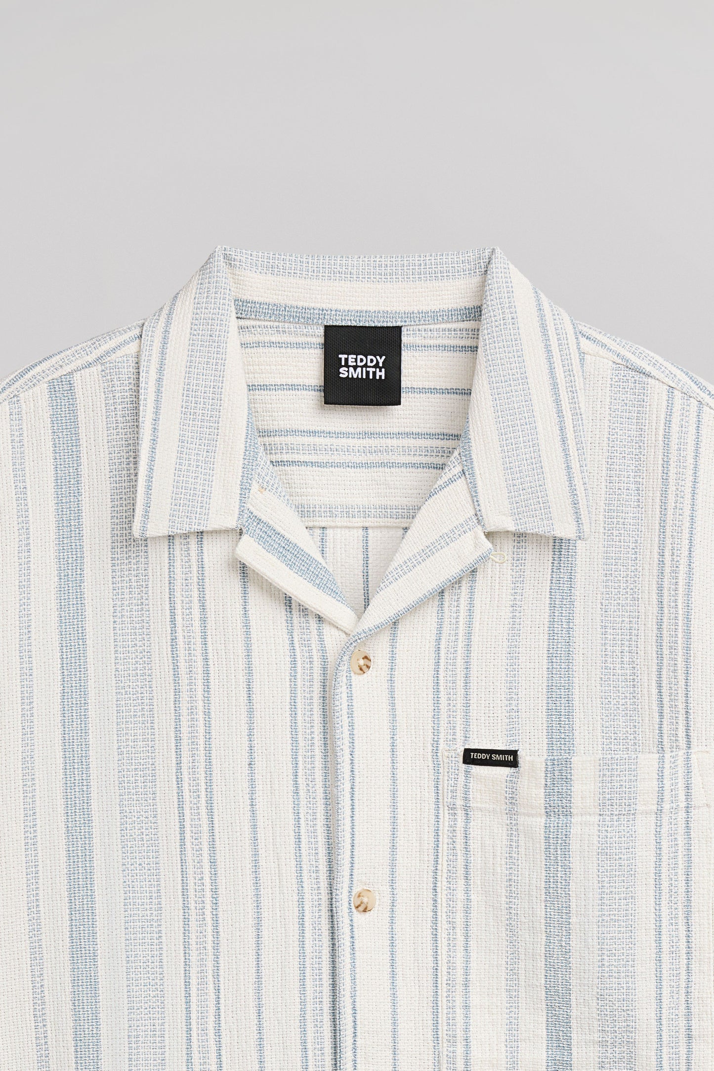 Chemise C-VALERIO MC BLEU GRIS
