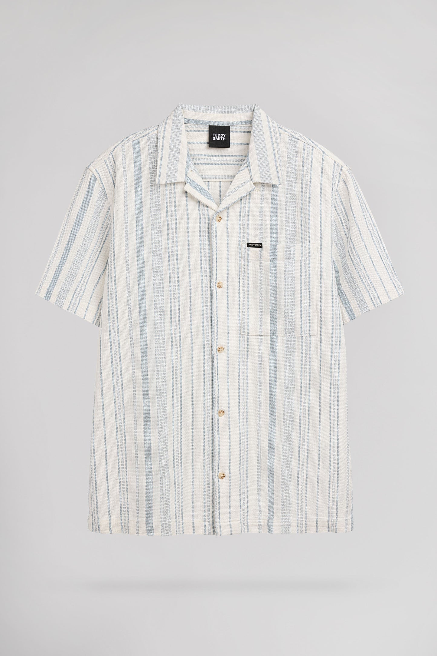 Chemise C-VALERIO MC BLEU GRIS