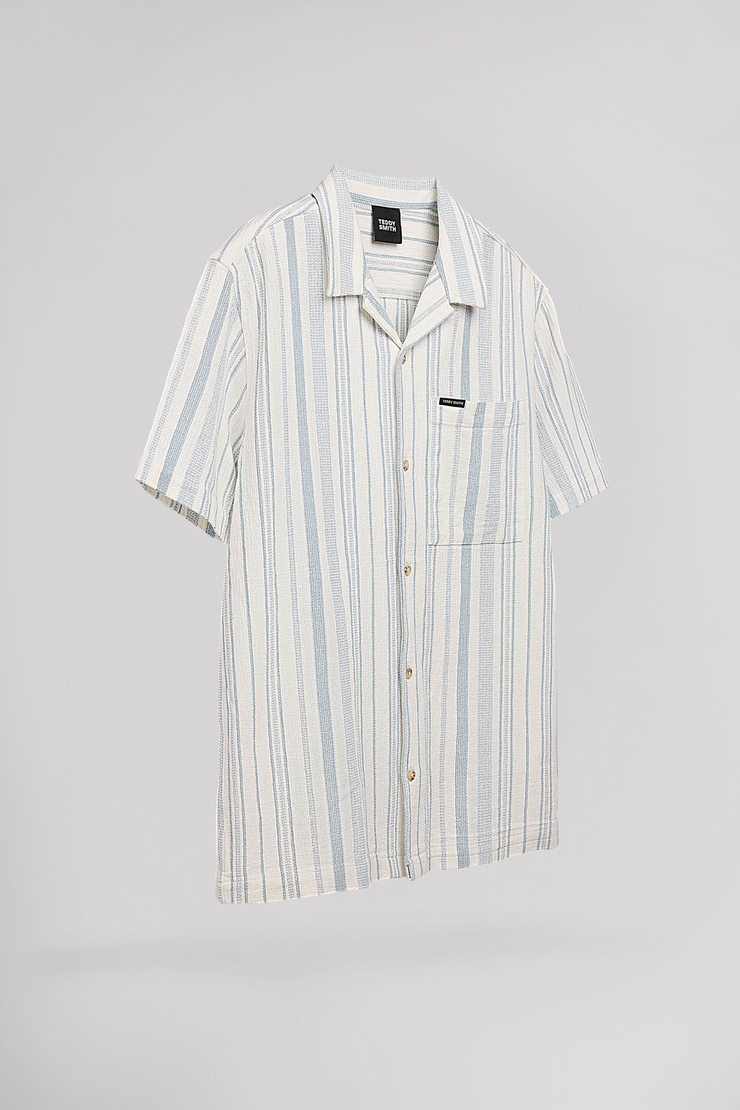 Chemise C-VALERIO MC BLEU GRIS