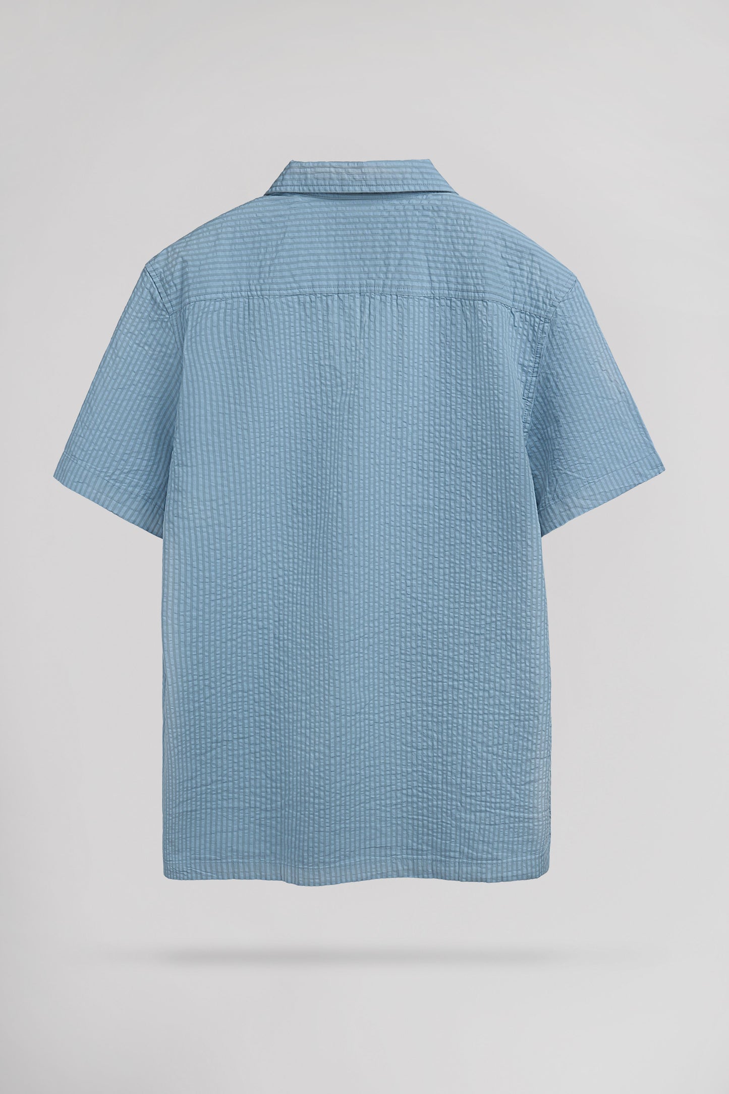 Chemise C-DARIAN MC BLEU GRIS