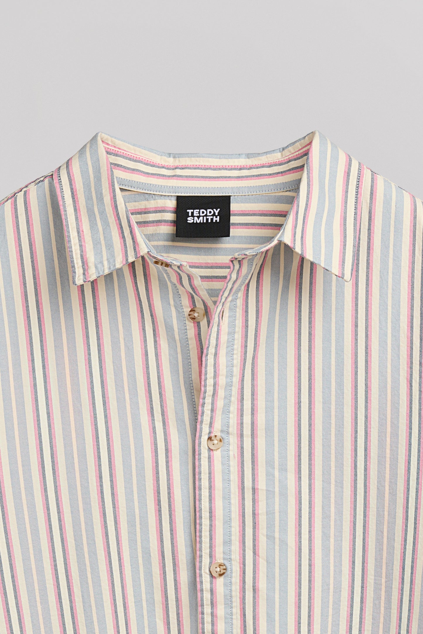 Chemise rayée C-VENIZIO ML CREAM