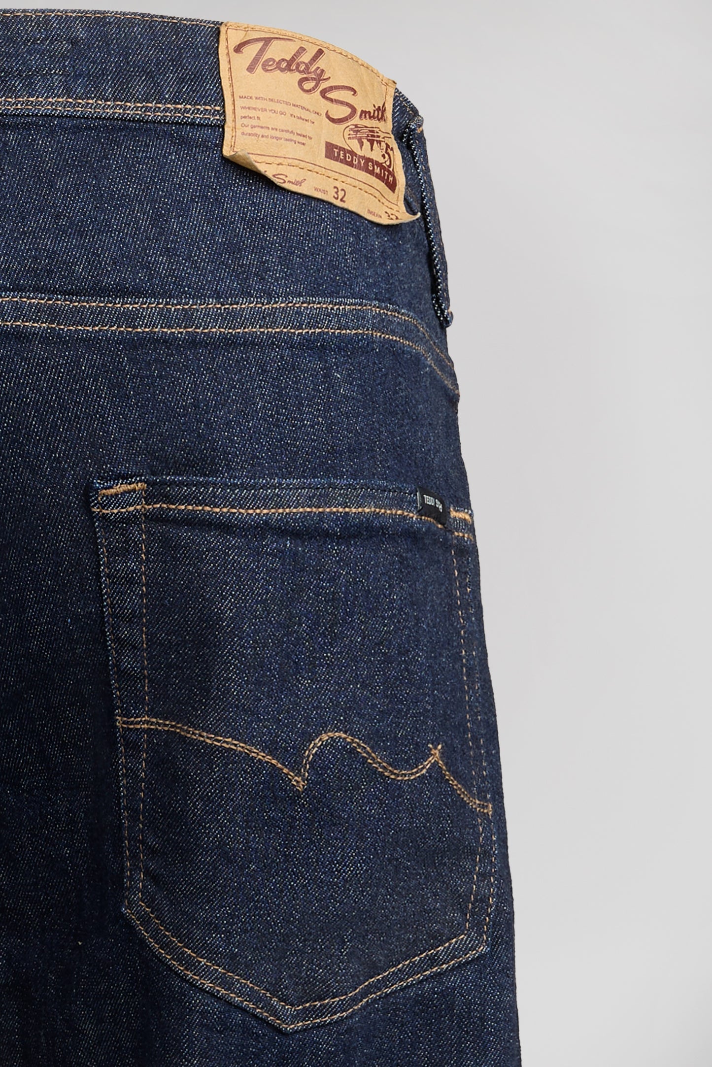 Jean droit REG L32 DARK BLUE