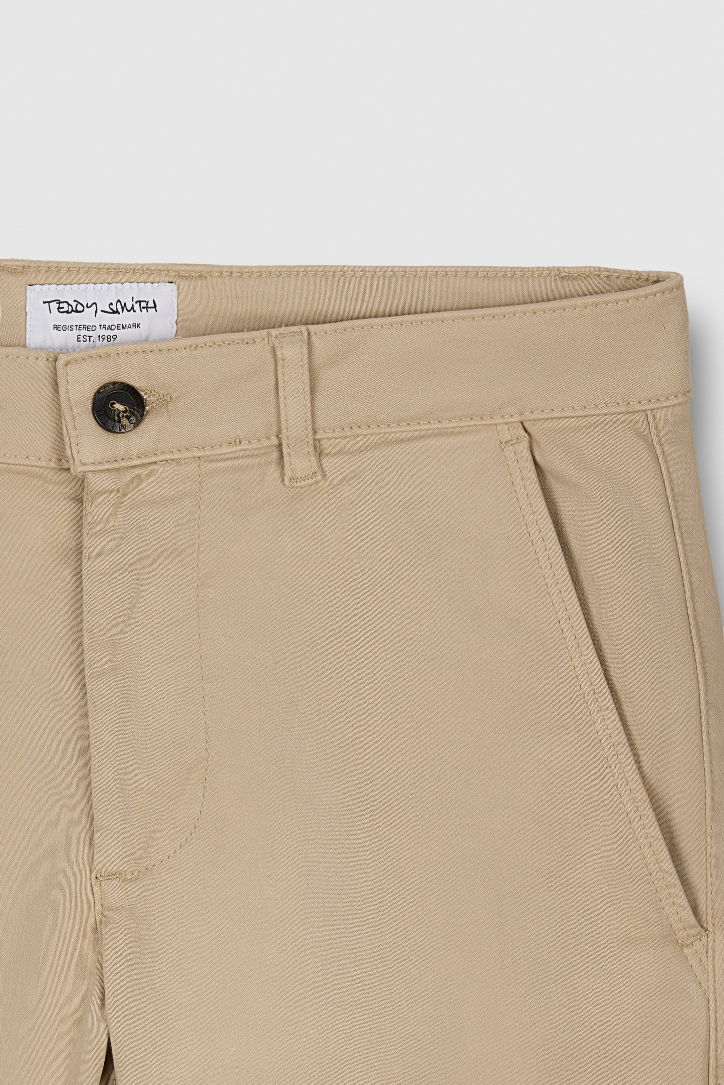 Pantalon chino slim PALLAS CHINO SWEAT DYED BEIGE