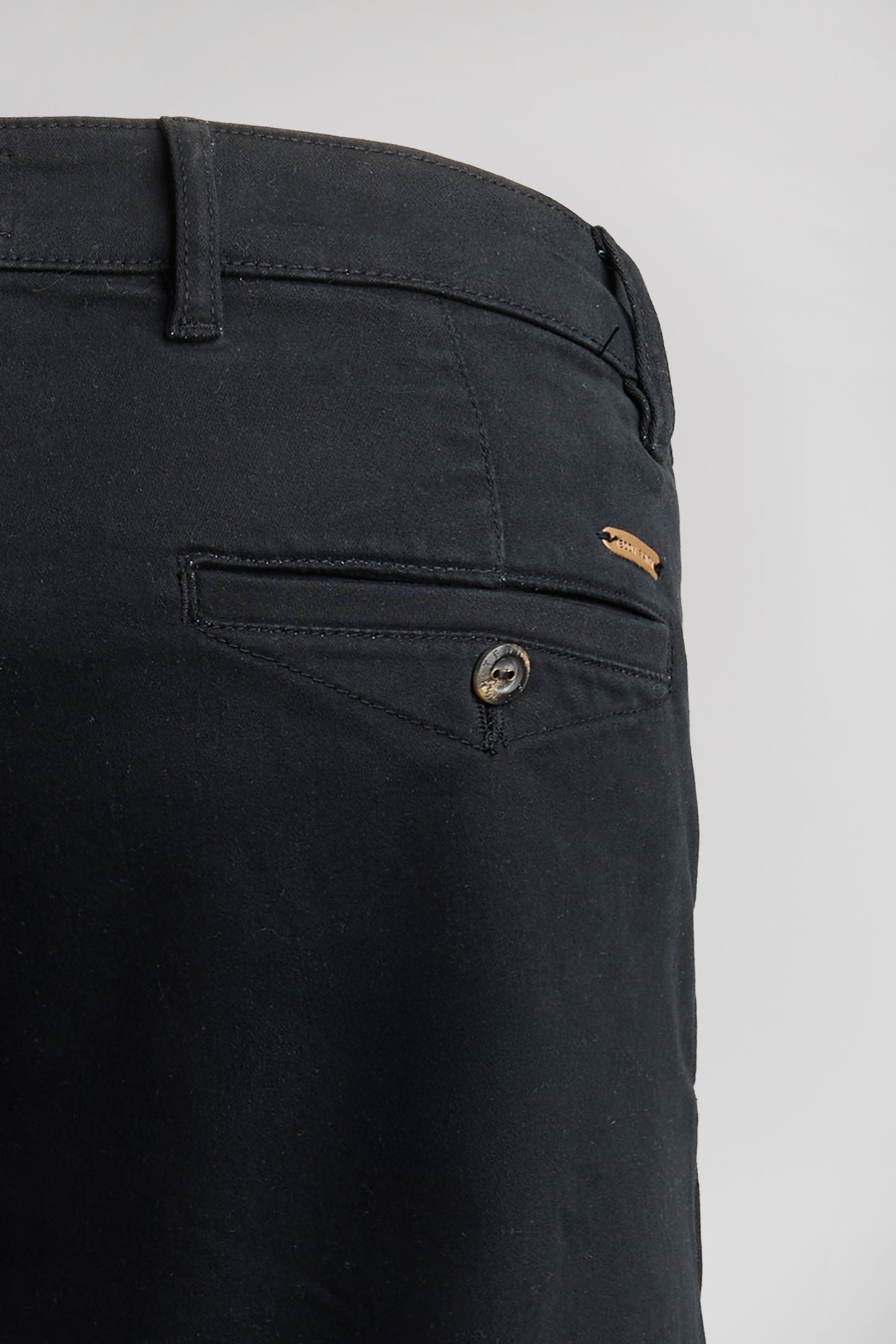 Pantalon chino slim PALLAS CHINO SWEAT DYED DARK NAVY