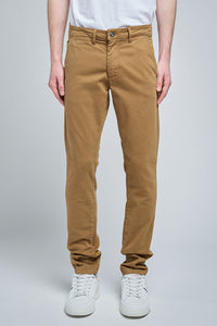 Pantalon chino slim PALLAS CHINO SW TABACCO