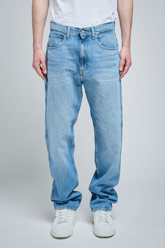 Achat Jean droit MEMPHIS STRAIGHT L32 FRIPP/INDIGO CLAIR