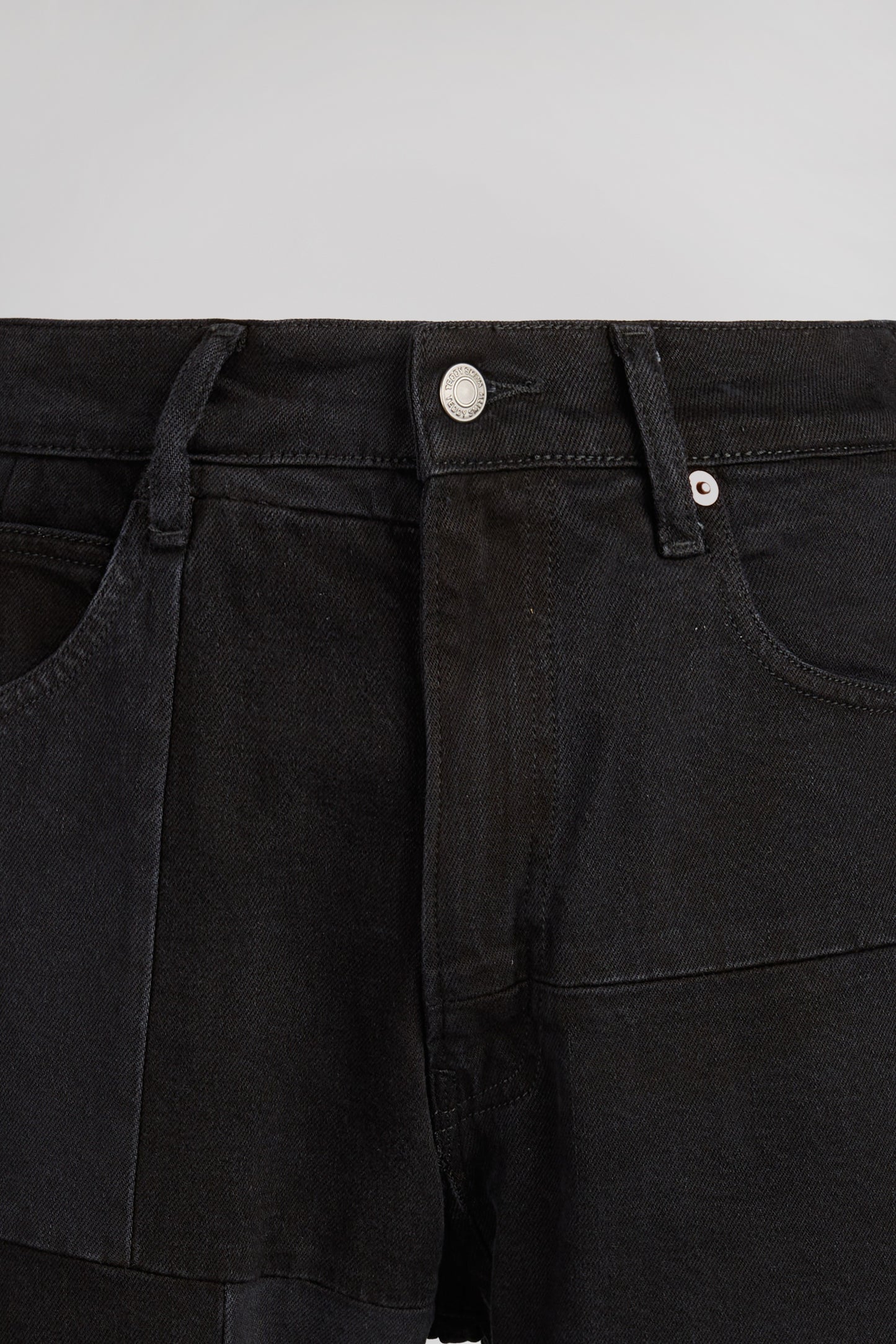 Jean droit MEMPHIS STRAIGHT L32 MELANGE NOIR/GRIS