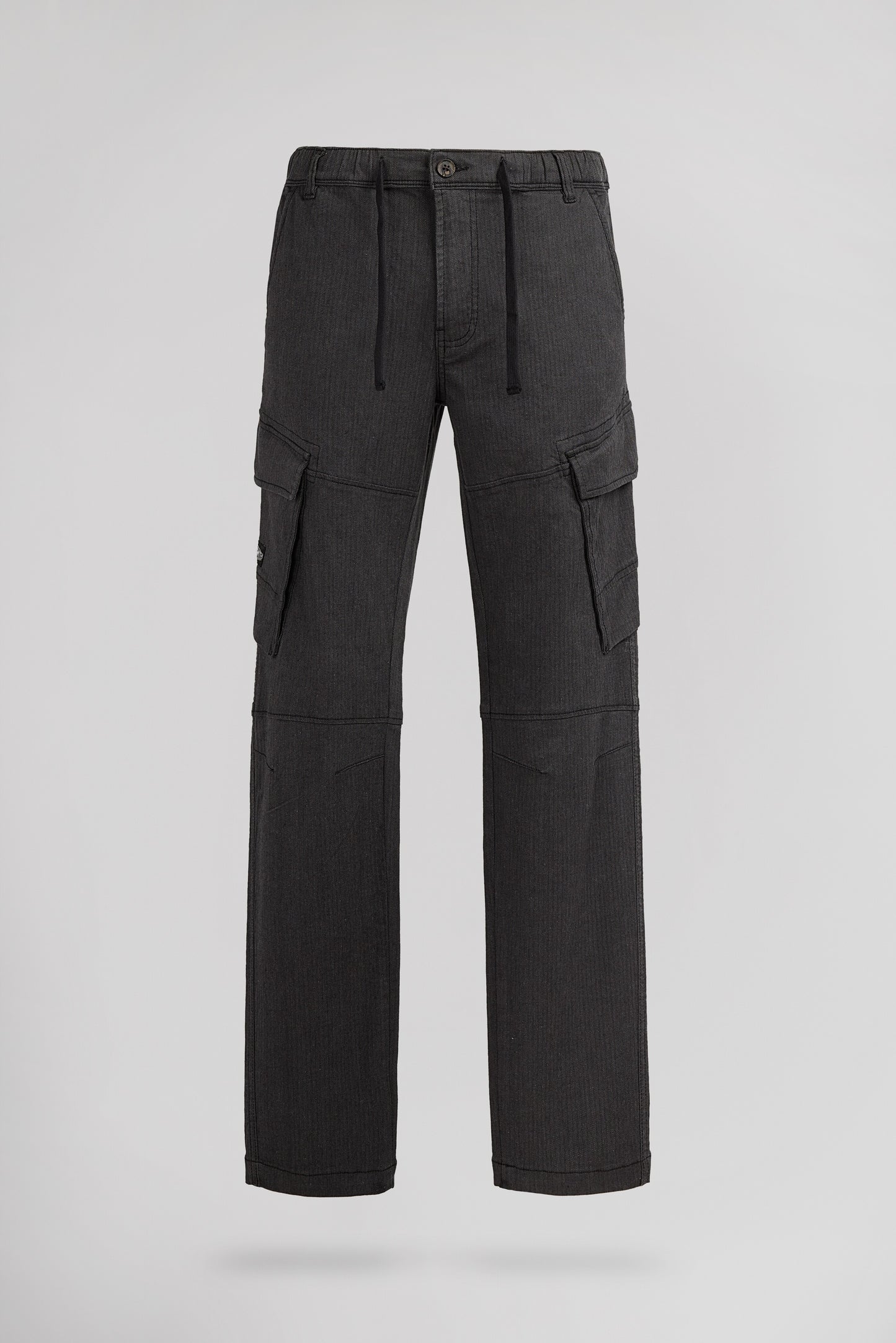Pantalon cargo P-MURRAY CARGO MELANGE BLACK