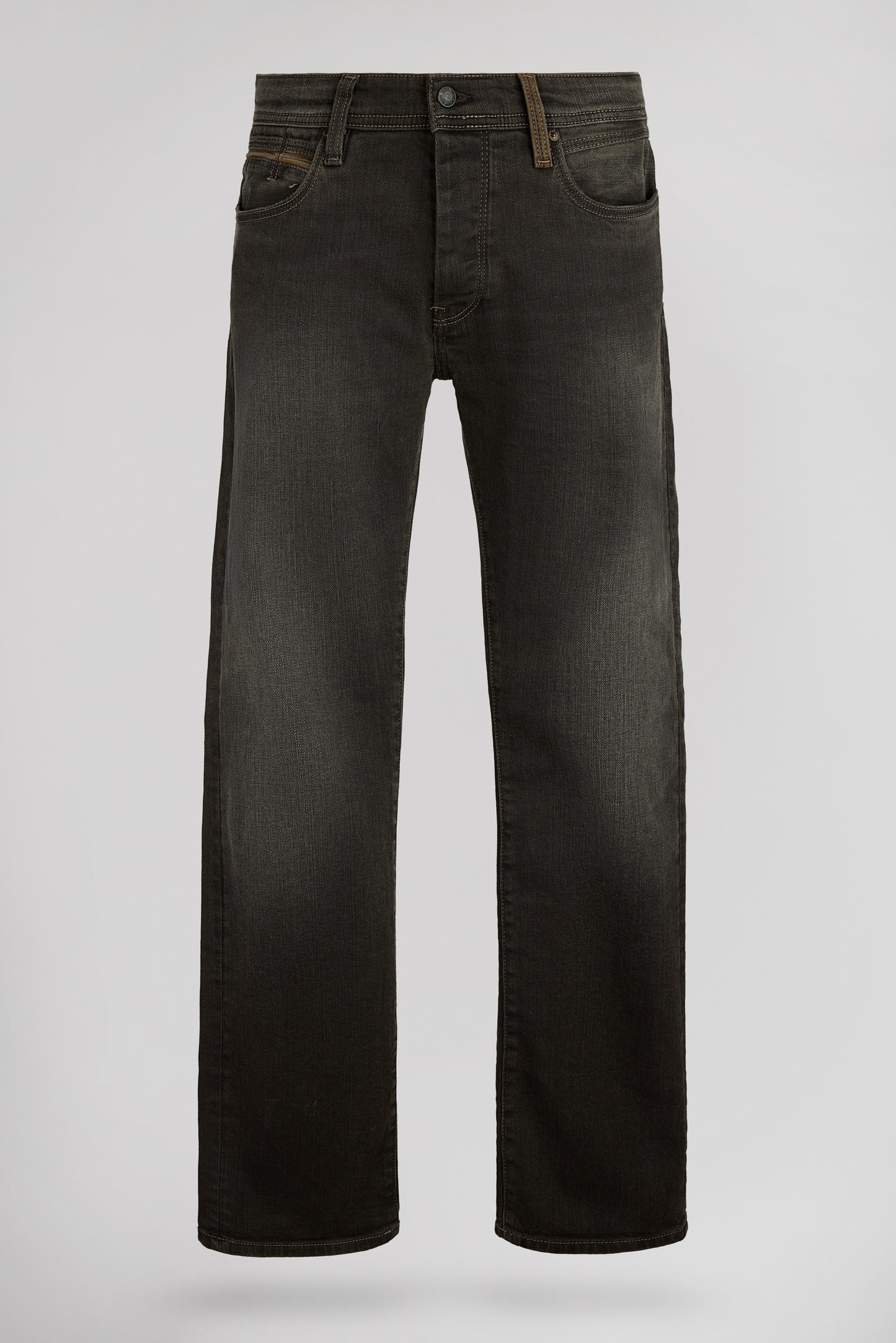 Jean droit ROPE REG L32 MARRON FONCE