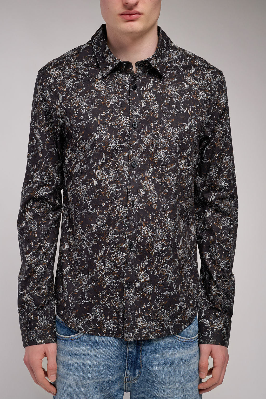 Chemise col français CARTON ML STRET NOIR