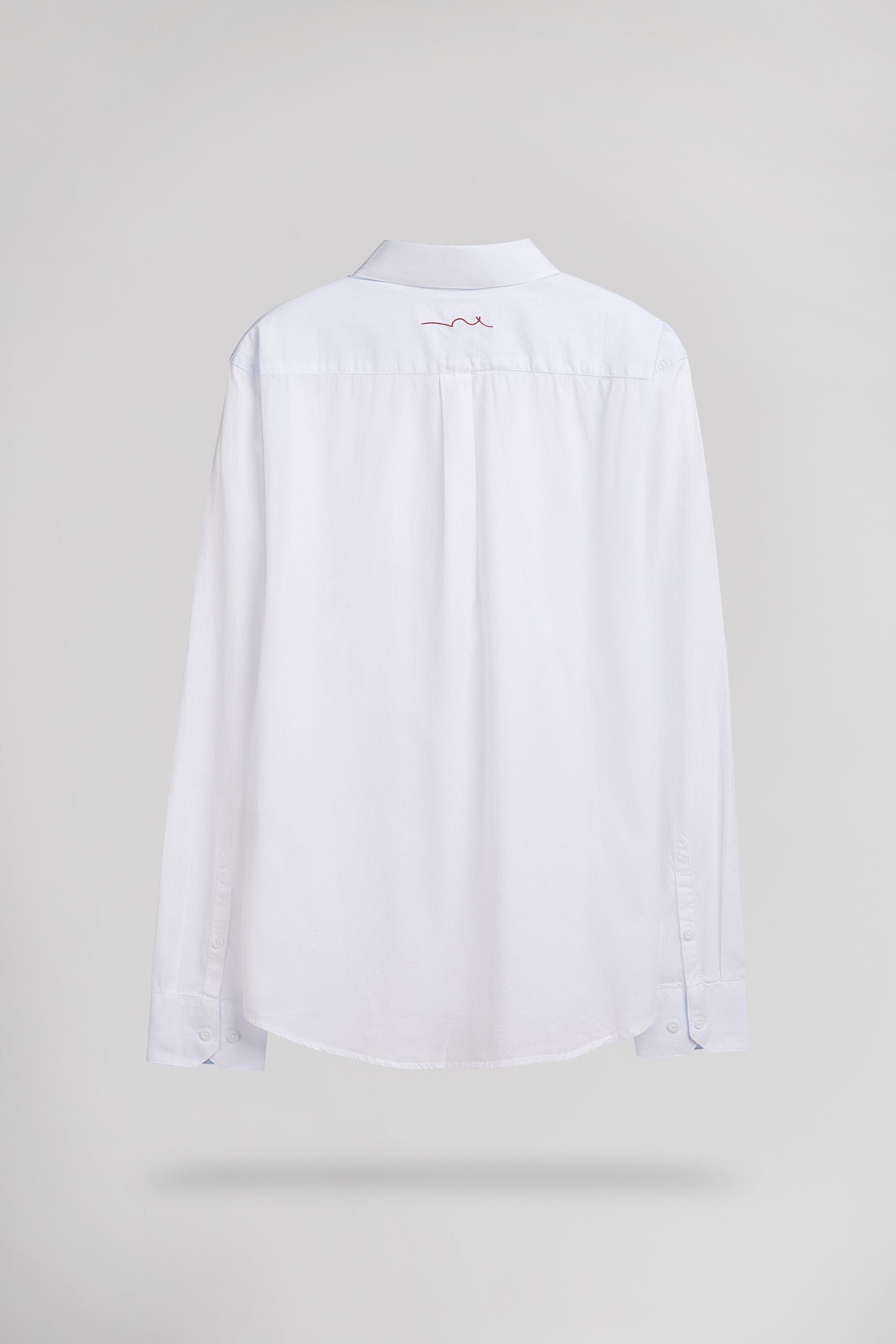 Chemise en twill col italien C-VOLT 2 BLANC