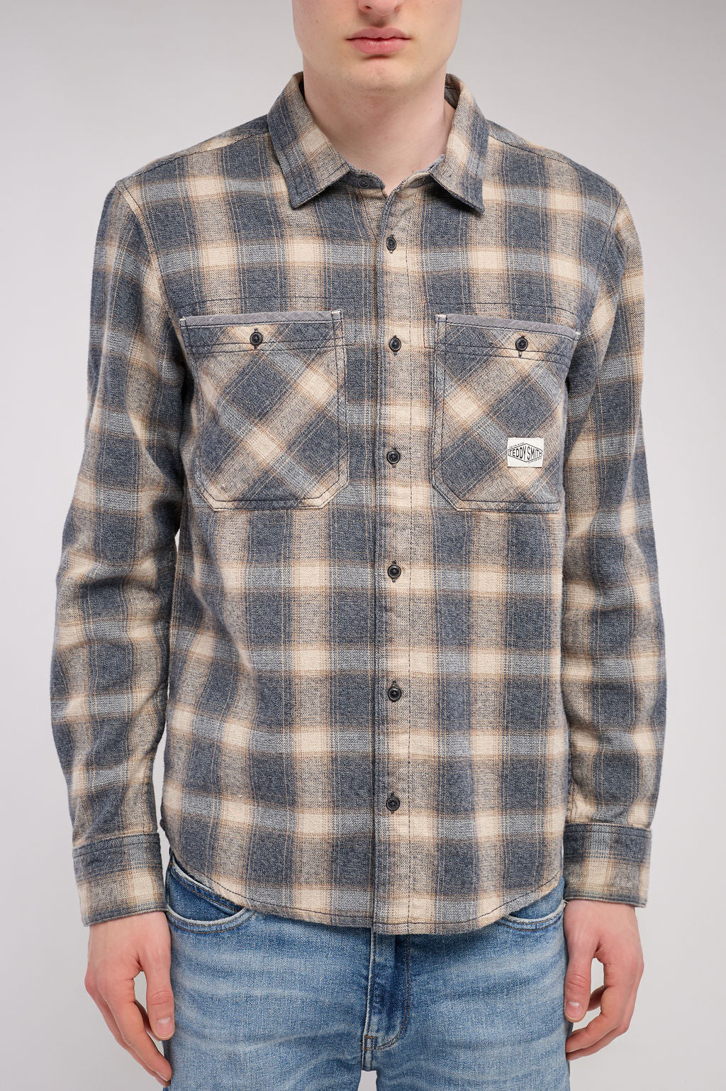 Chemise C-TRENT ML DARK NAVY