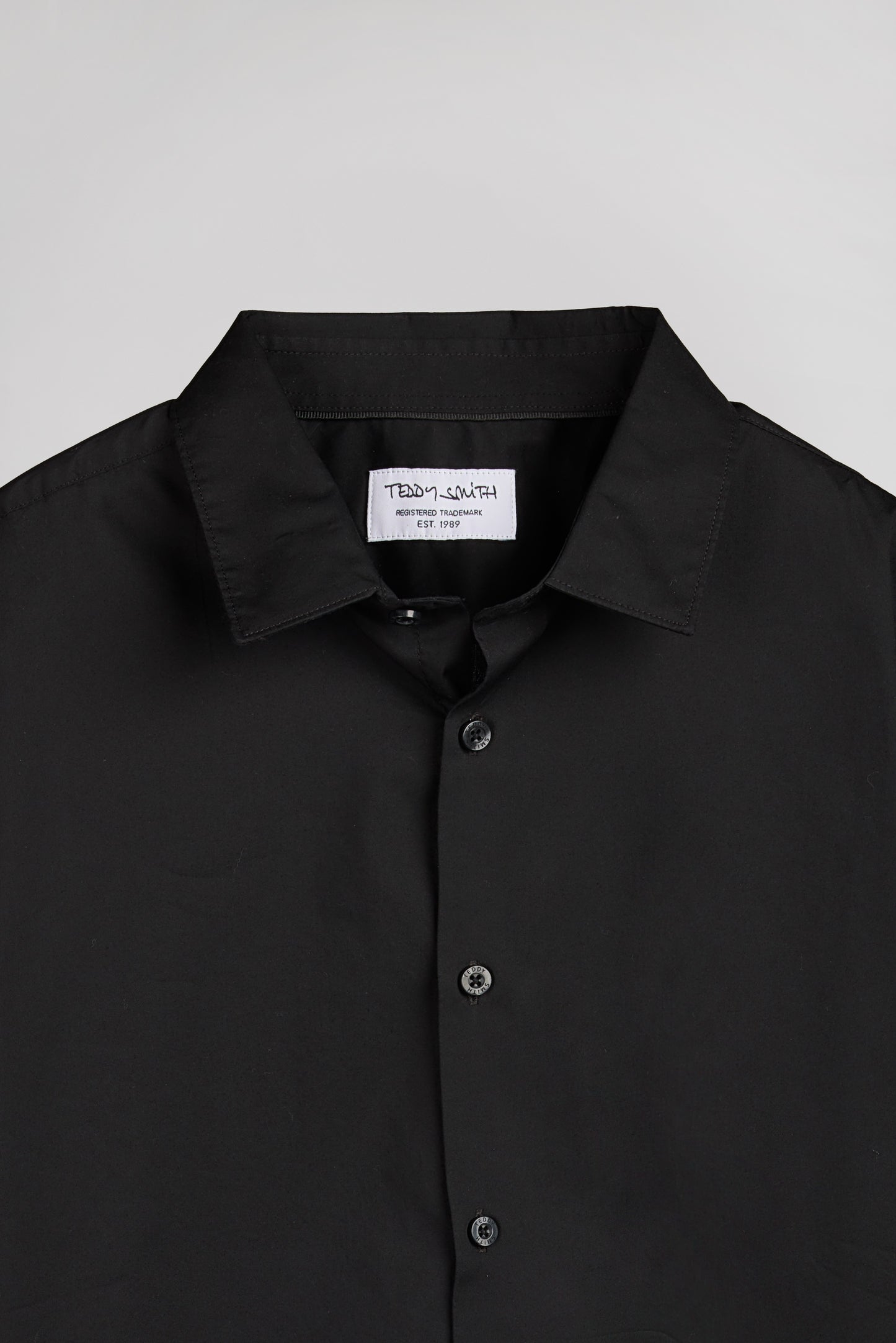 Chemise col français C-OSWALD ML CHARBON