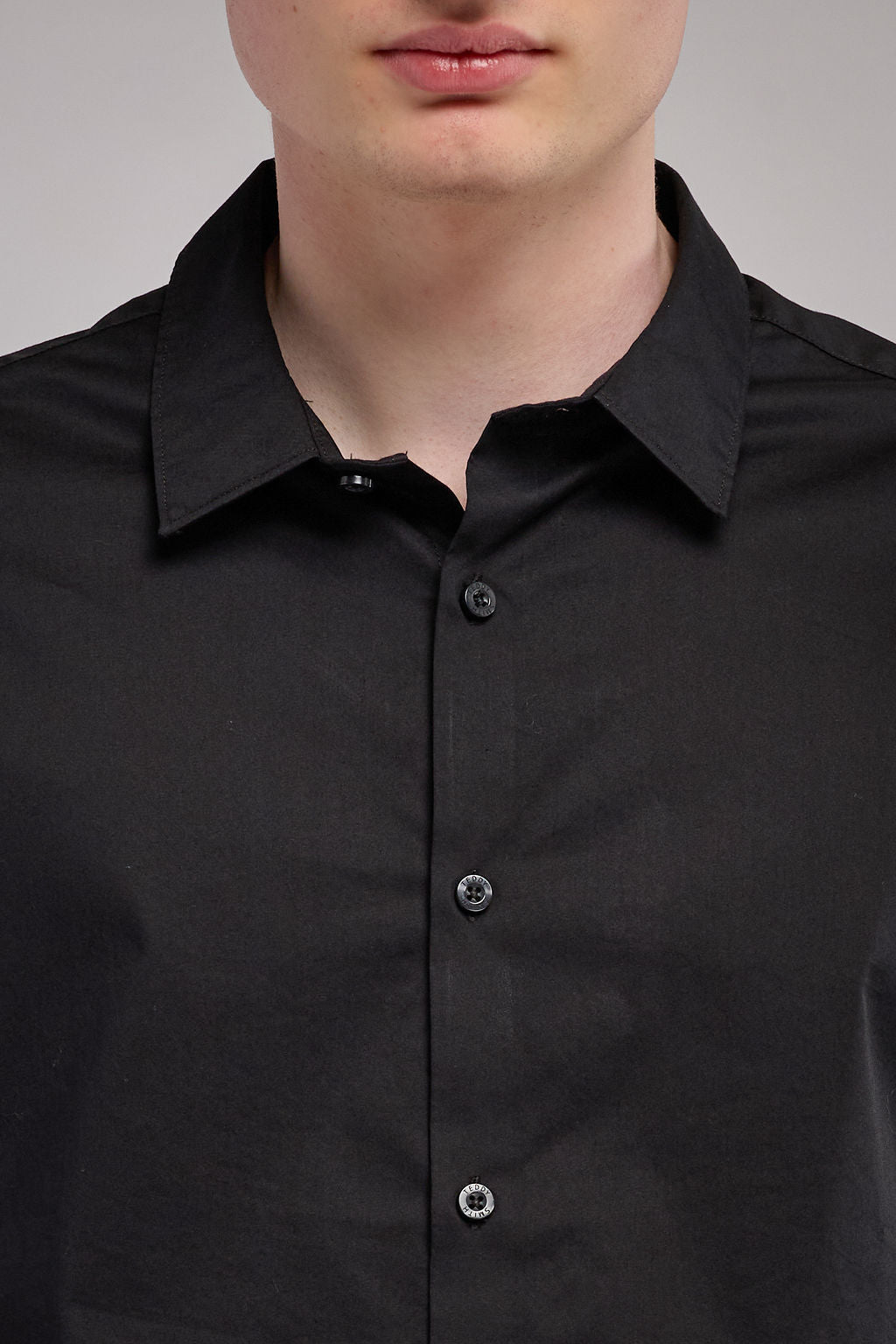 Chemise col français C-OSWALD ML CHARBON