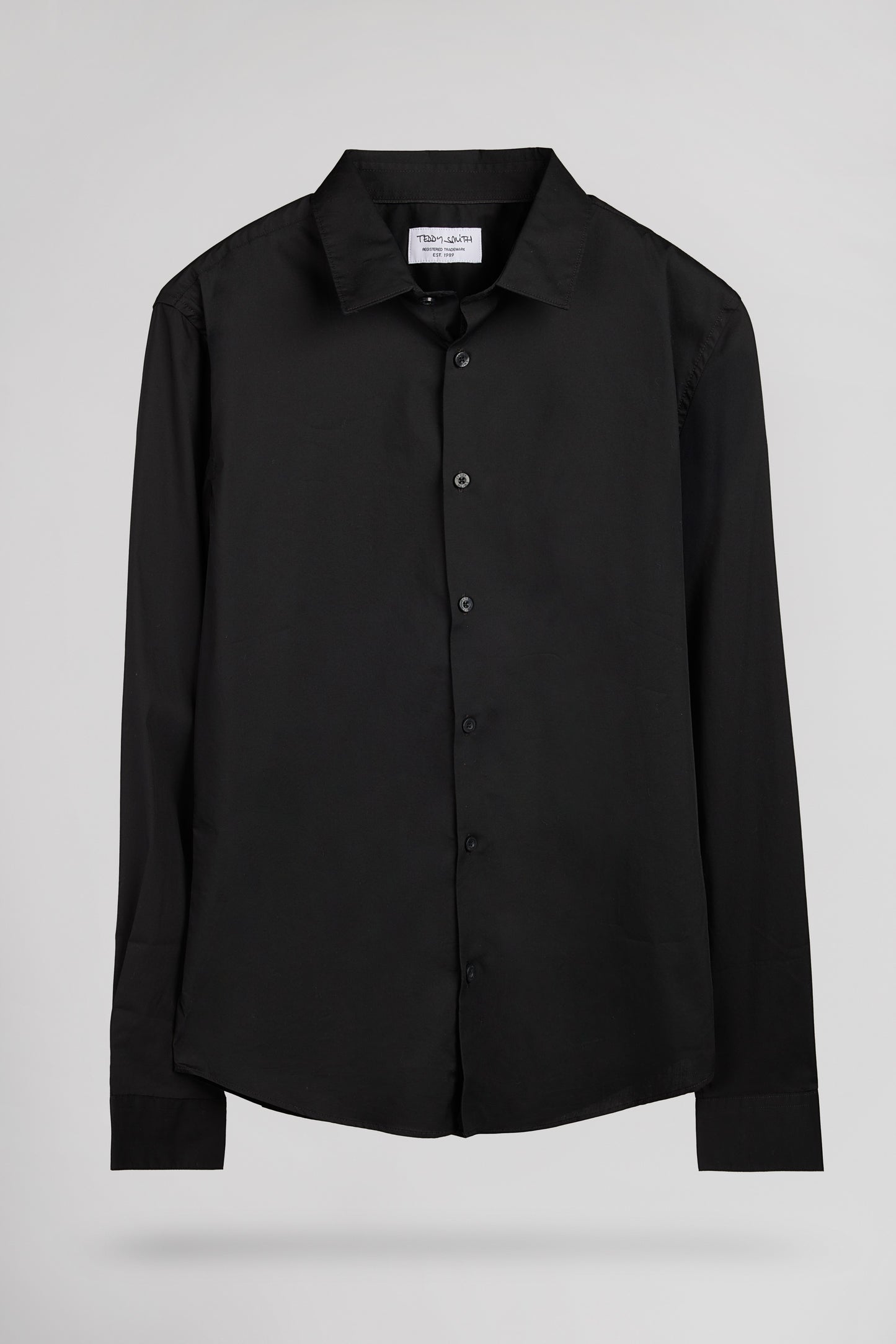 Chemise col français C-OSWALD ML CHARBON