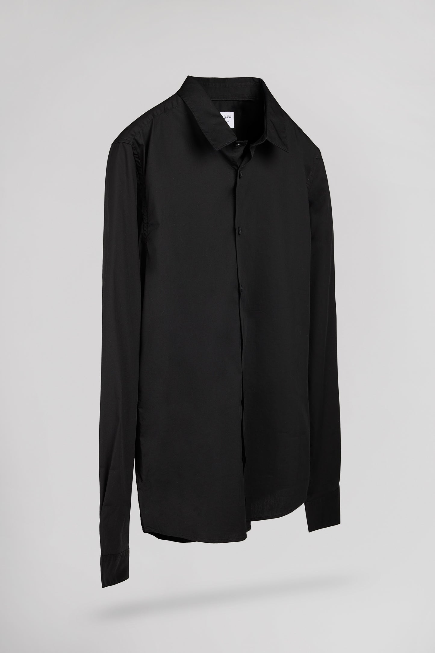 Chemise col français C-OSWALD ML CHARBON