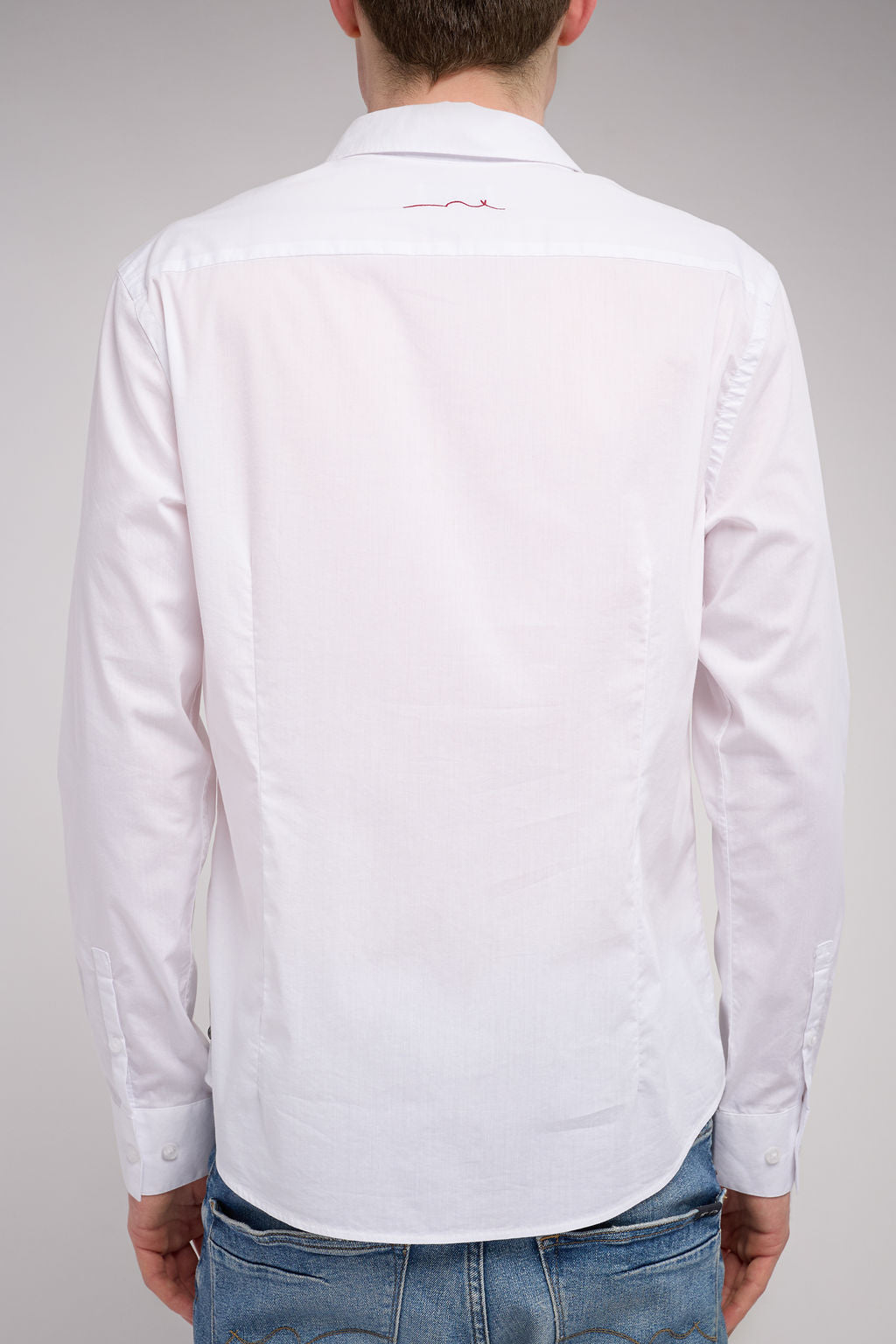 Chemise col français C-OSWALD ML BLANC