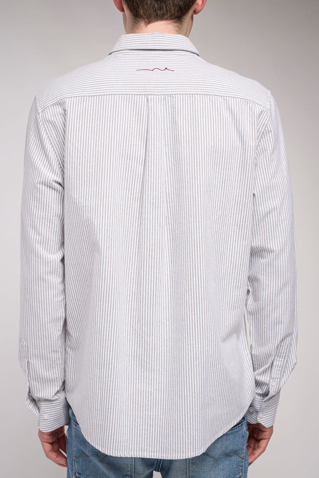 Chemise col français C-STANLEY ML OLIVE