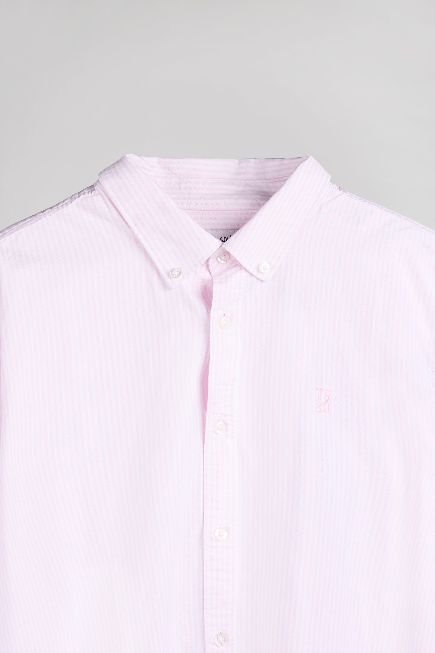 Chemise Oxford col français C-STANLEY ML PINK SHIRT