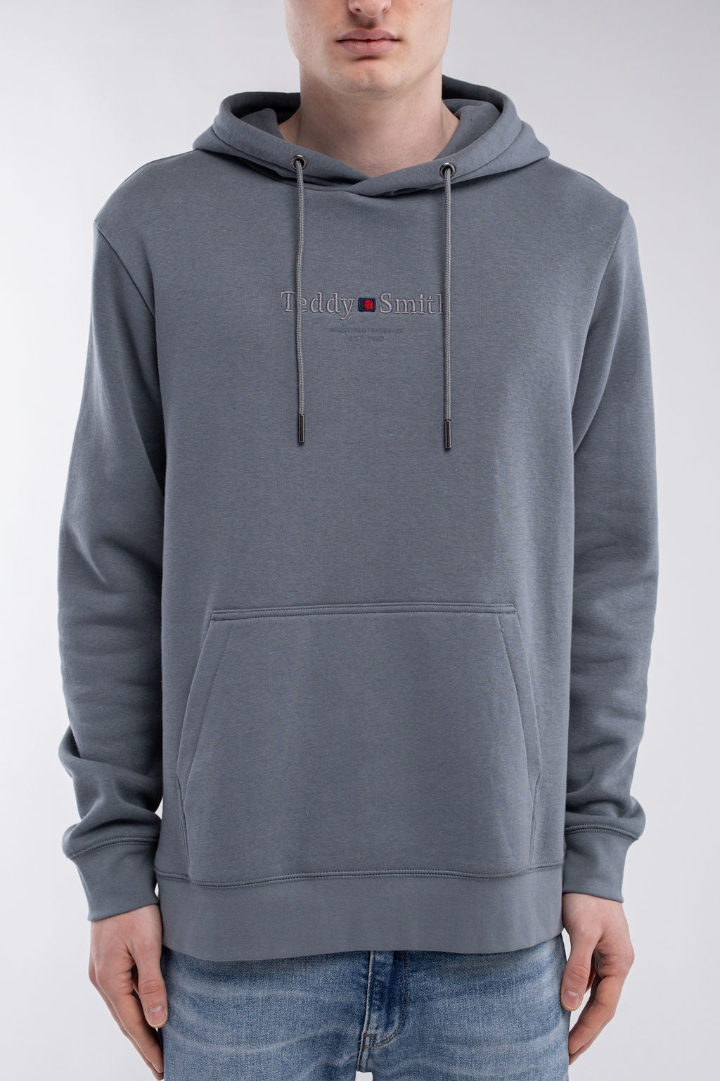 Sweat à capuche S-JIM HOODY STROM GREY