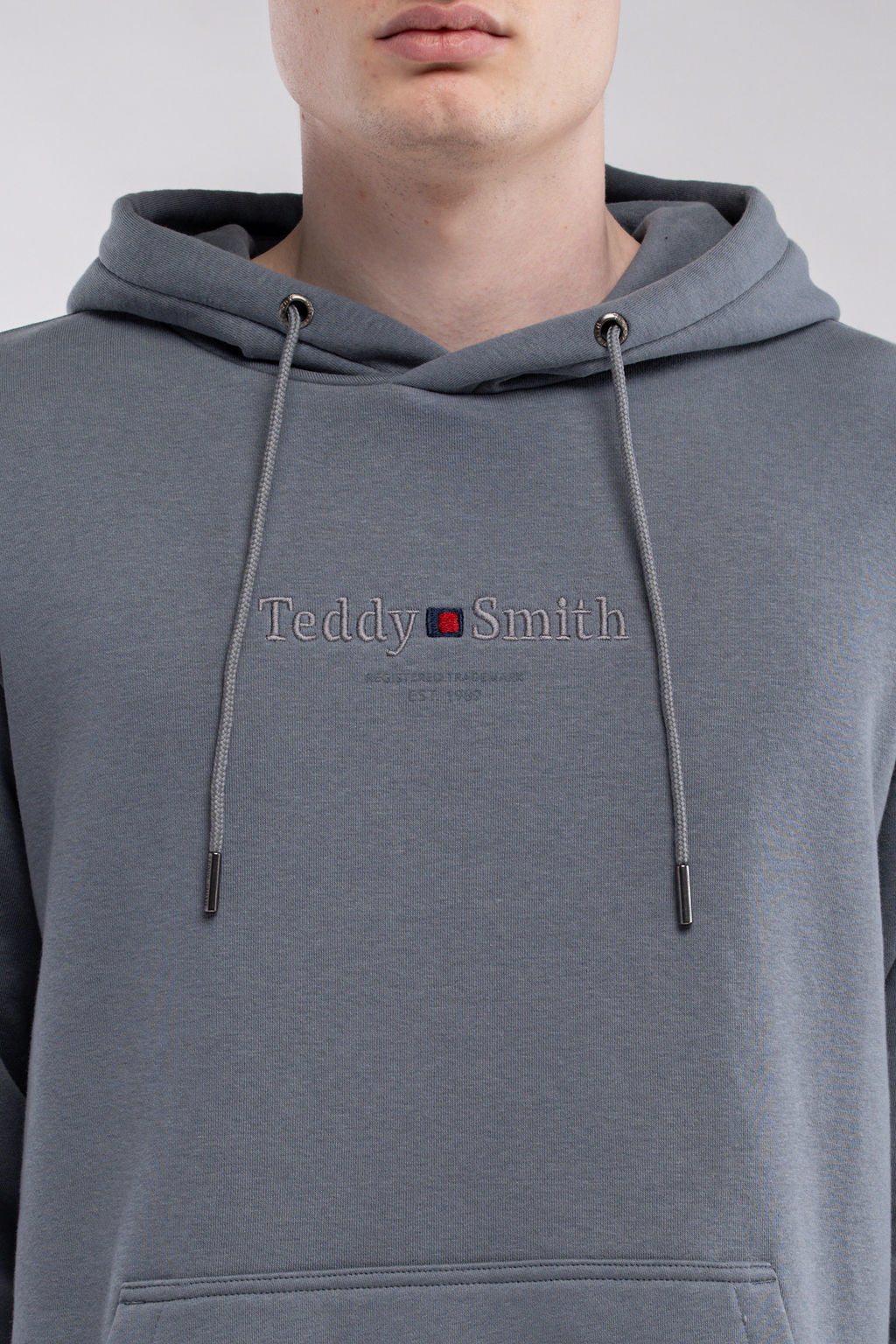 Sweat à capuche S-JIM HOODY STROM GREY