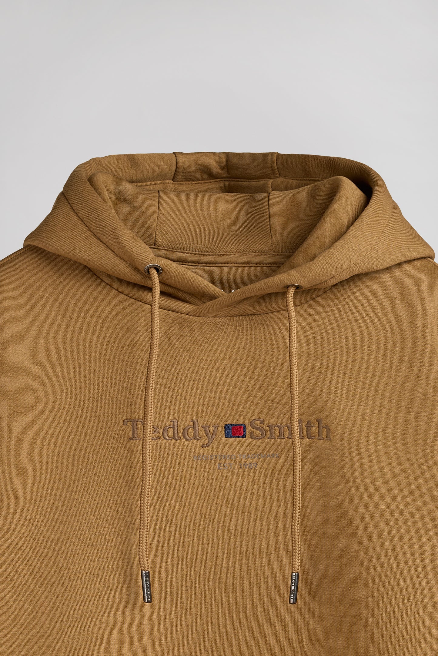 Sweat à capuche S-JIM HOODY NOISETTE