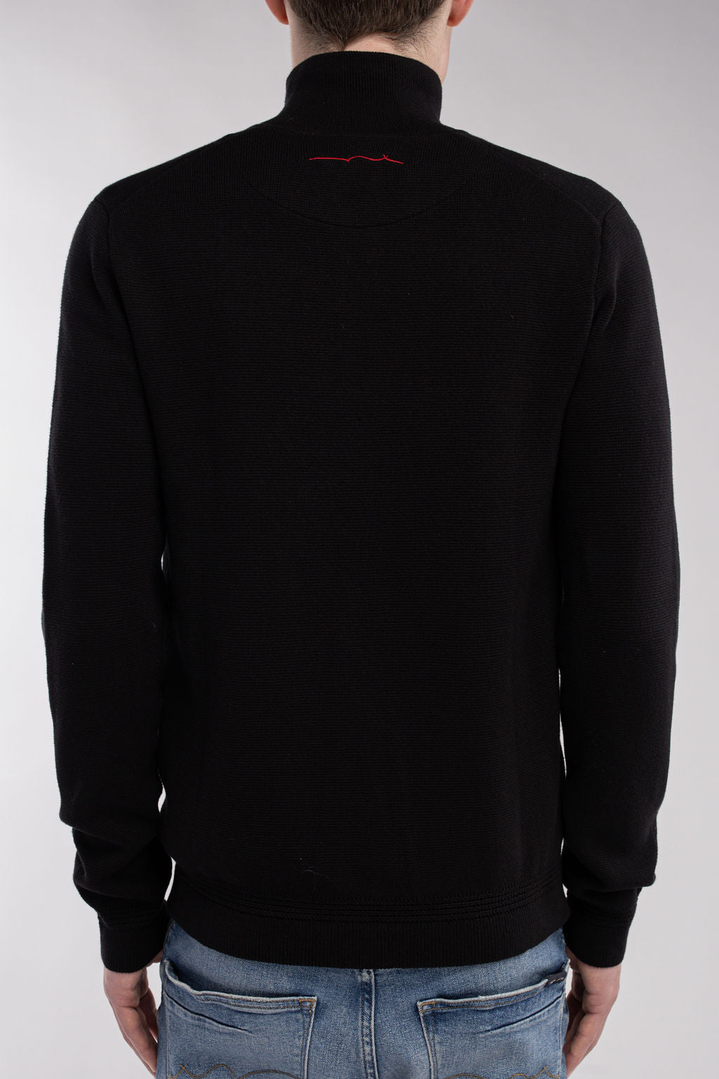 Gilet zippé en maille G-ETTORE NOIR