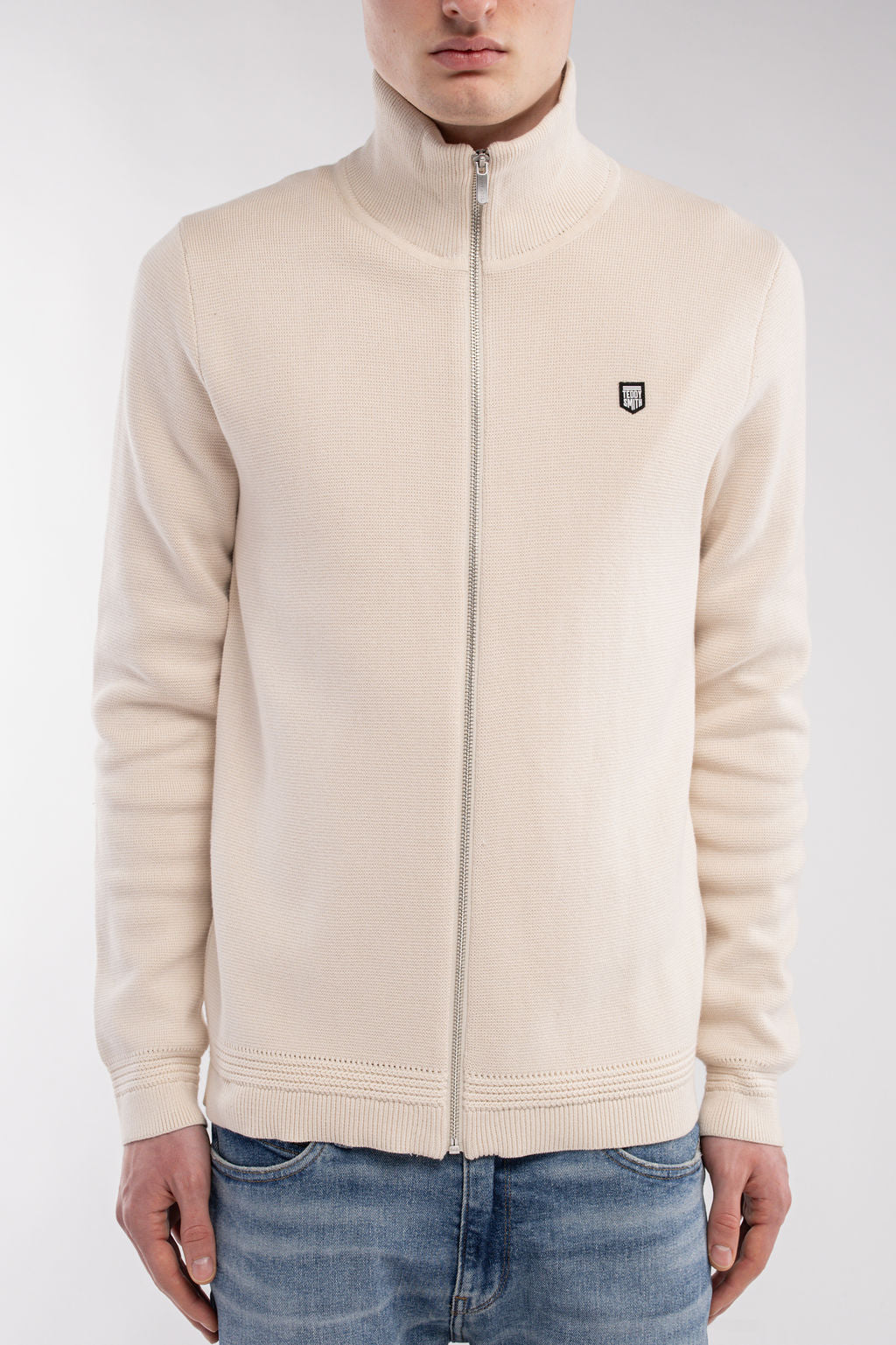 Gilet zippé en maille G-ETTORE NATUREL