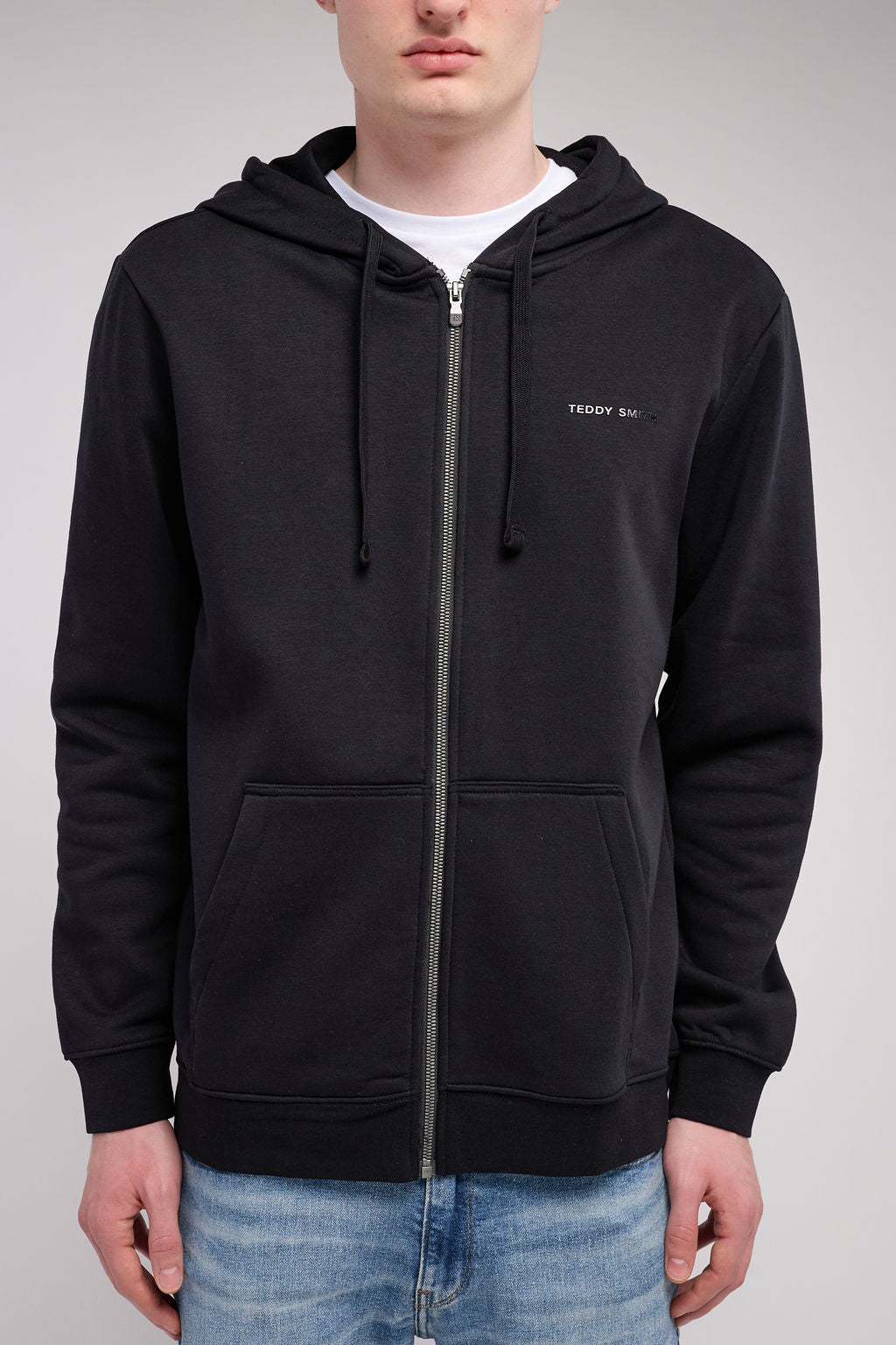 Sweat zippé à capuche GICLASS LITTLE NOIR