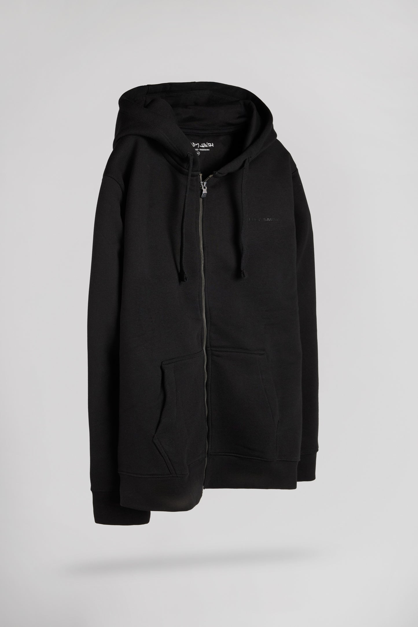 Sweat zippé à capuche GICLASS LITTLE NOIR