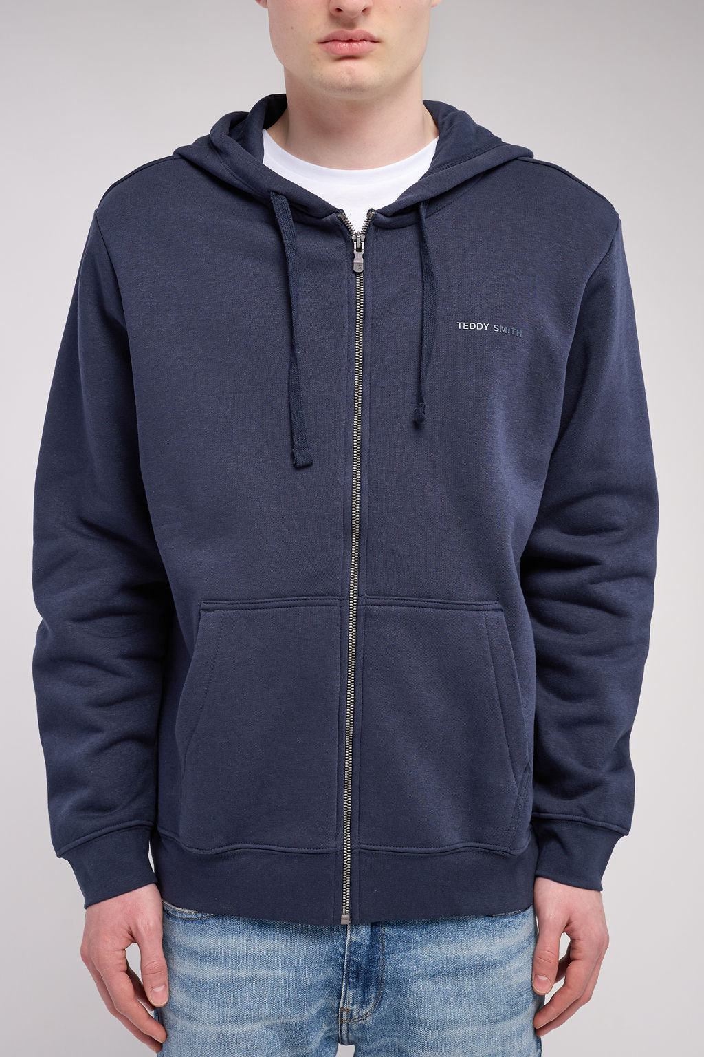 Sweat zippé à capuche GICLASS LITTLE TOTAL NAVY