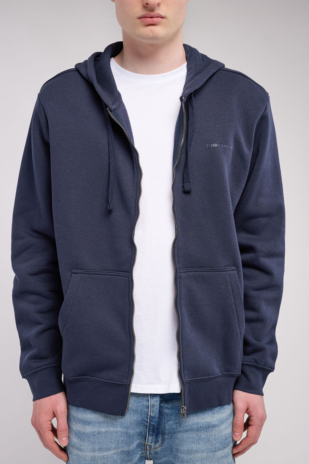 Sweat zippé à capuche GICLASS LITTLE TOTAL NAVY