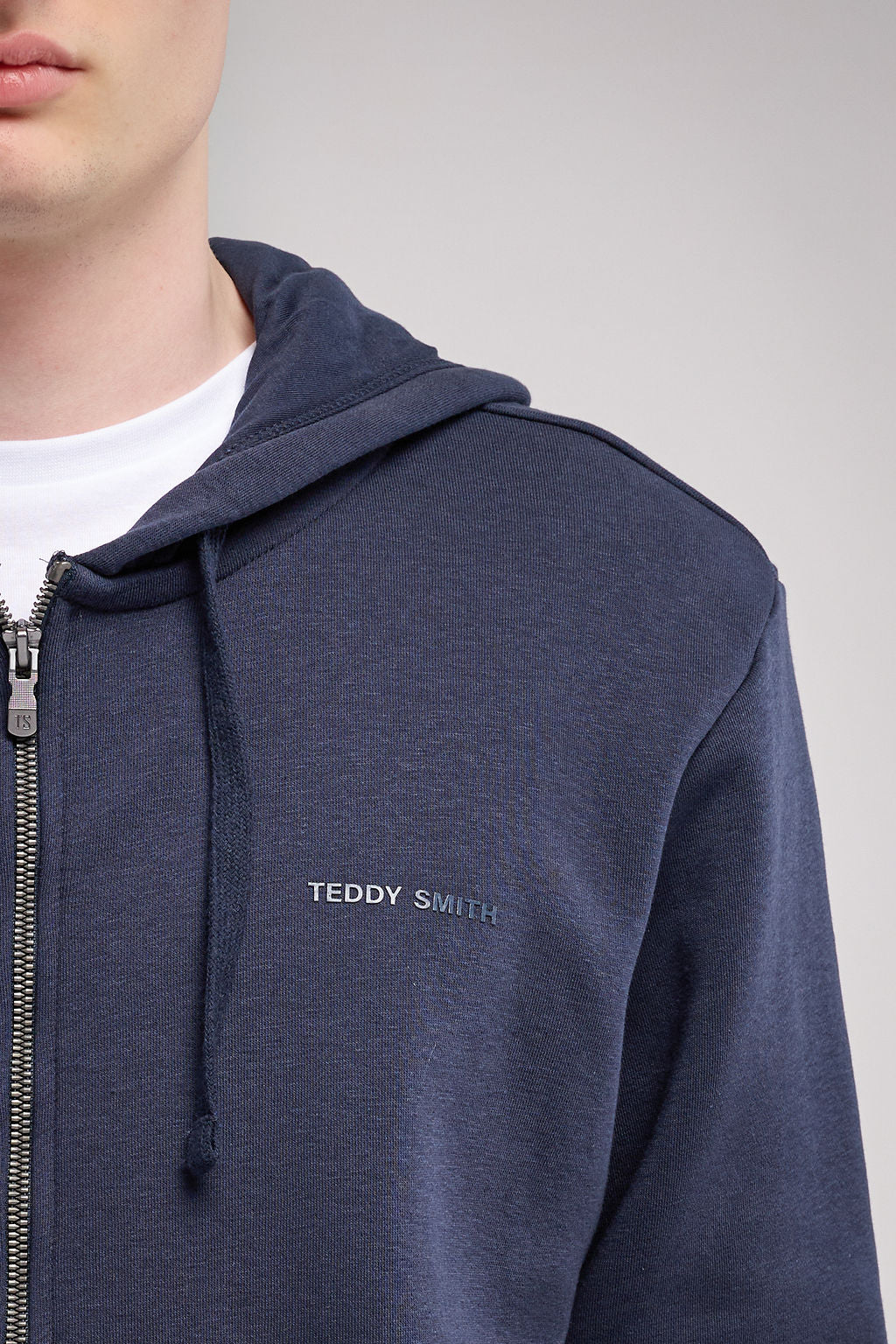 Sweat zippé à capuche GICLASS LITTLE TOTAL NAVY