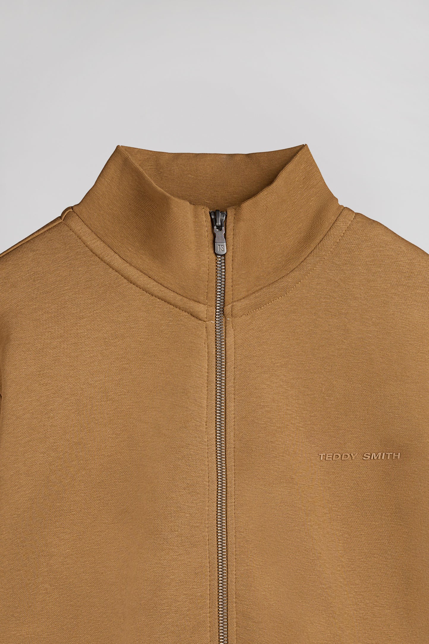 Sweat zippé col montant G-NARKUS ZIP NOISETTE